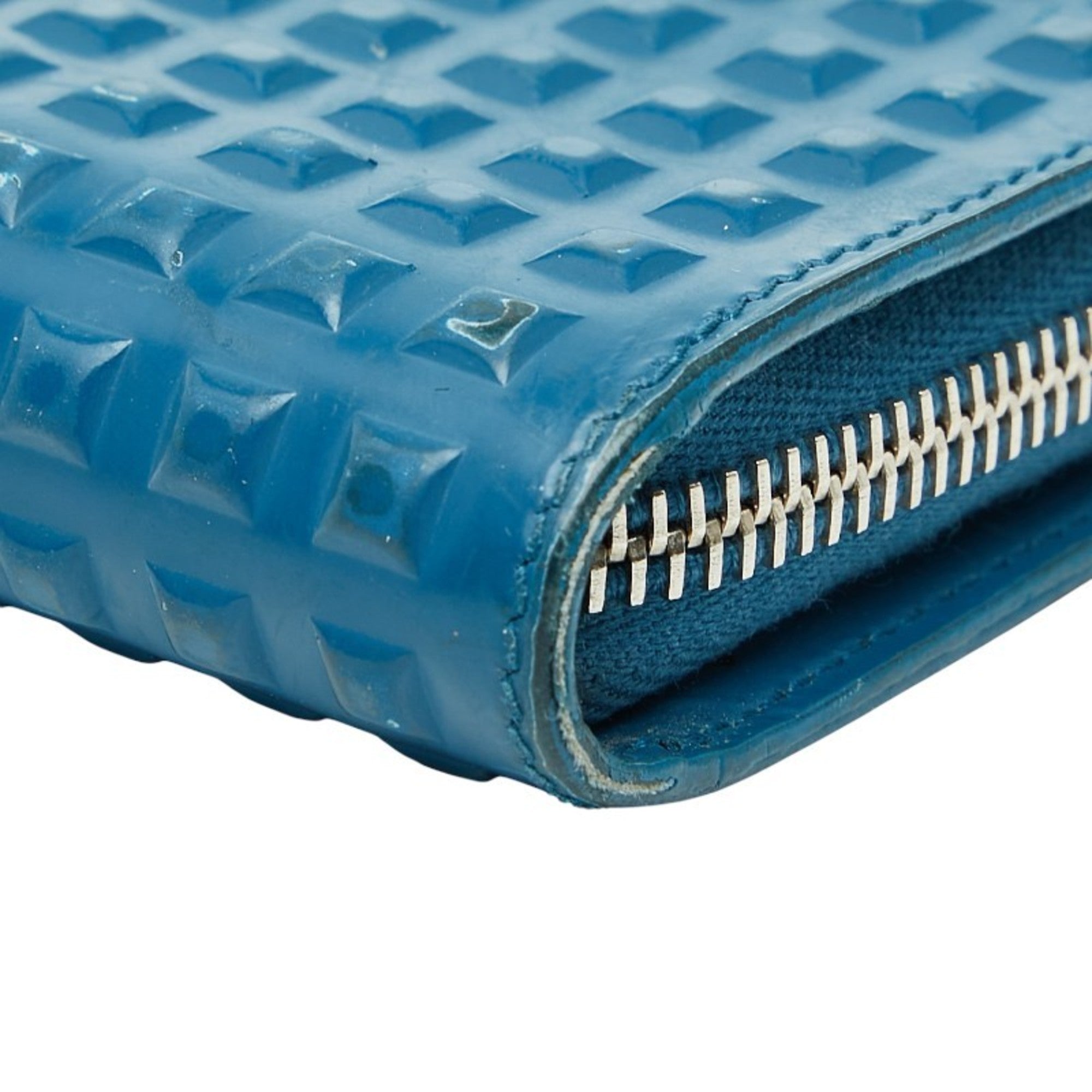 Balenciaga Blue Leather Long Wallet (Bi-Fold) (Pre-Owned)