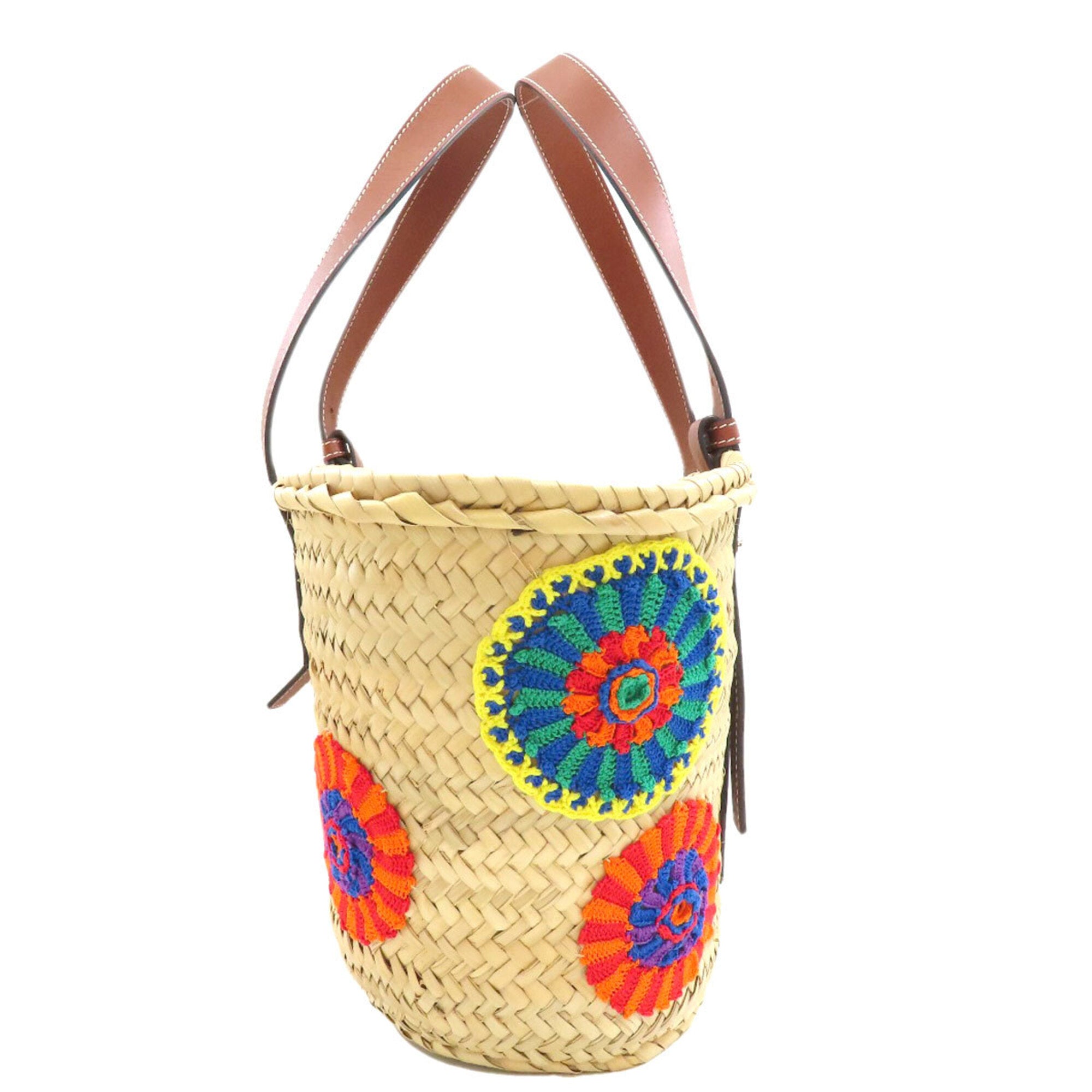 Loewe Brown Leather Basket Tote Bag (Pre-Owned)