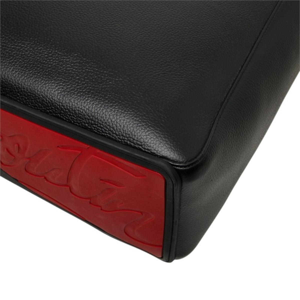 Christian Louboutin Black Leather Tote Bag (Pre-Owned)