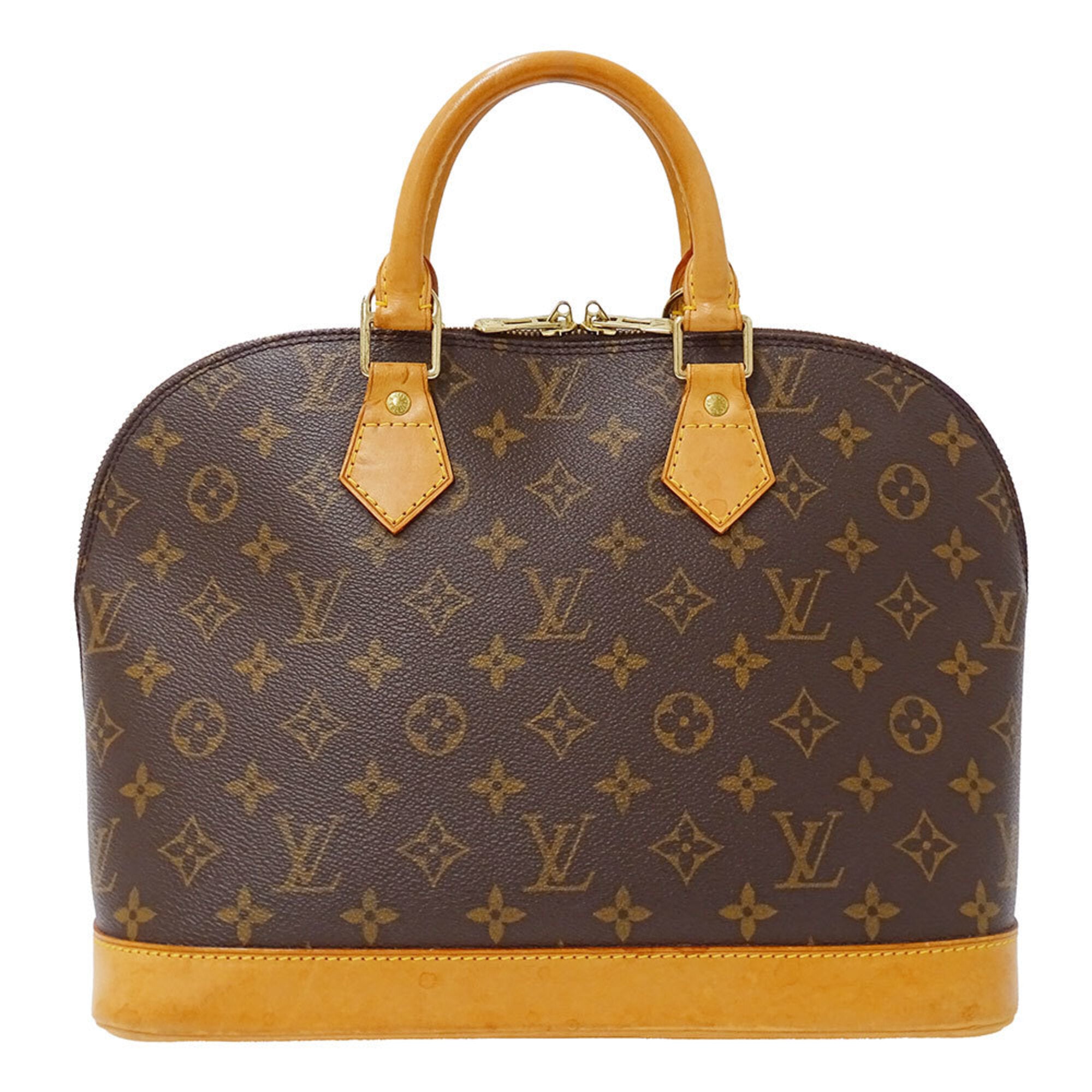 Louis Vuitton Brown Monogram Canvas Handbag (Pre-Owned)