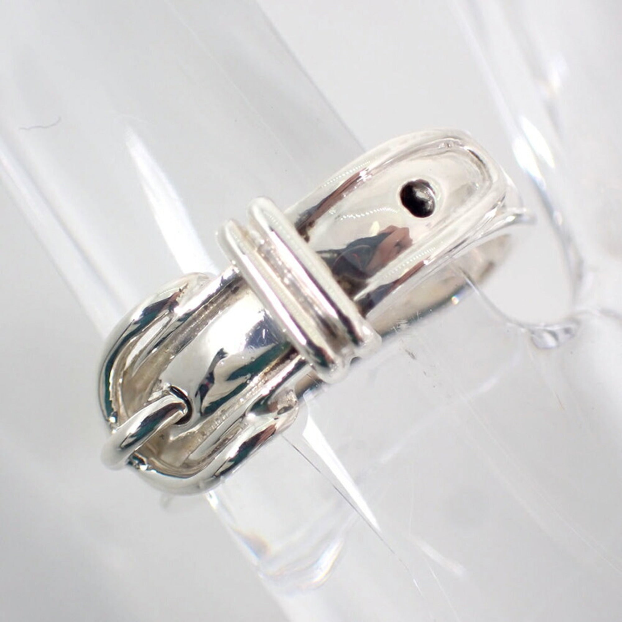 Hermes Sterling Silver 925 Band Ring (Pre-Owned)