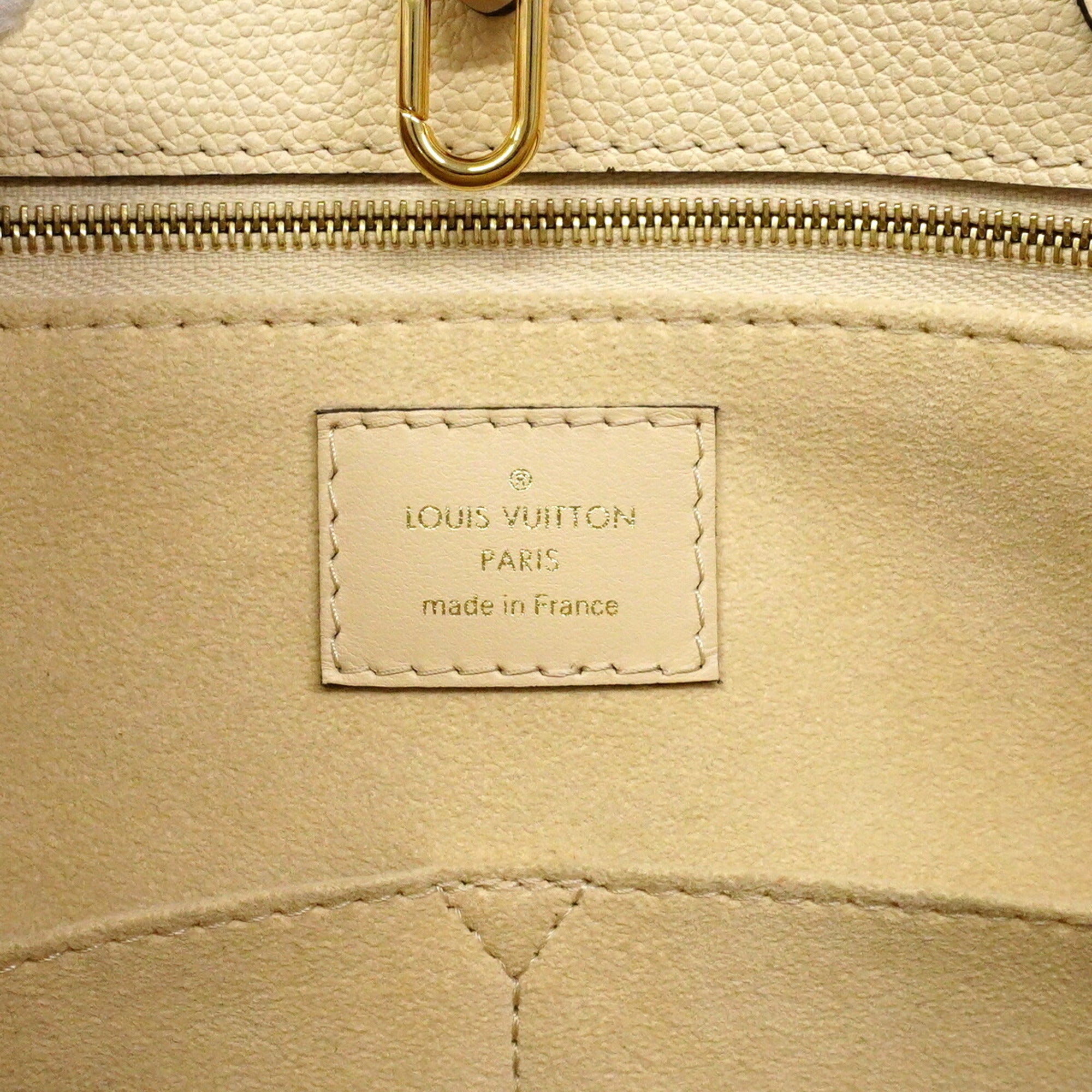 Louis Vuitton Cream Tote Bag (Pre-Owned)