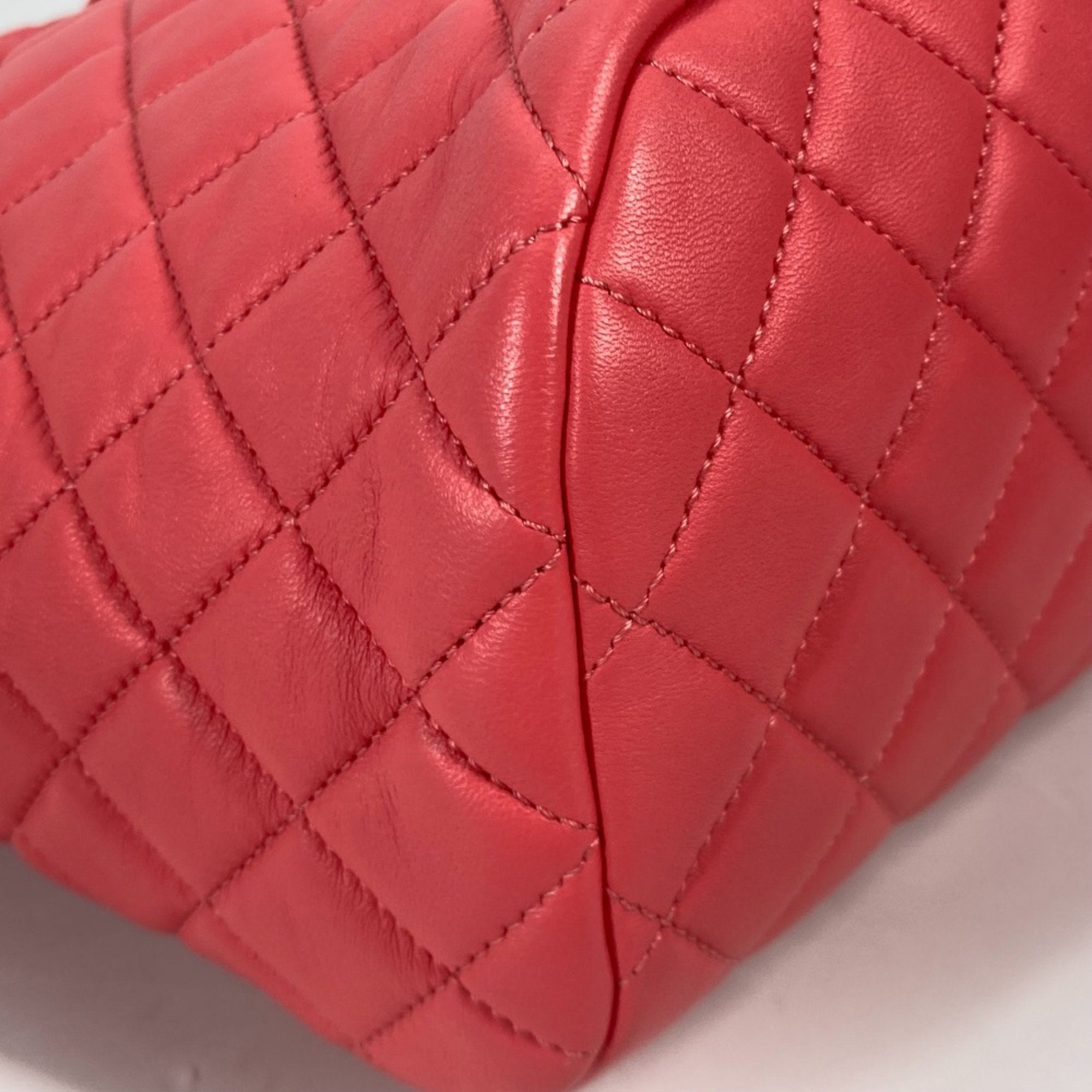 Chanel Pink Leather Backpack (Pre-Owned)