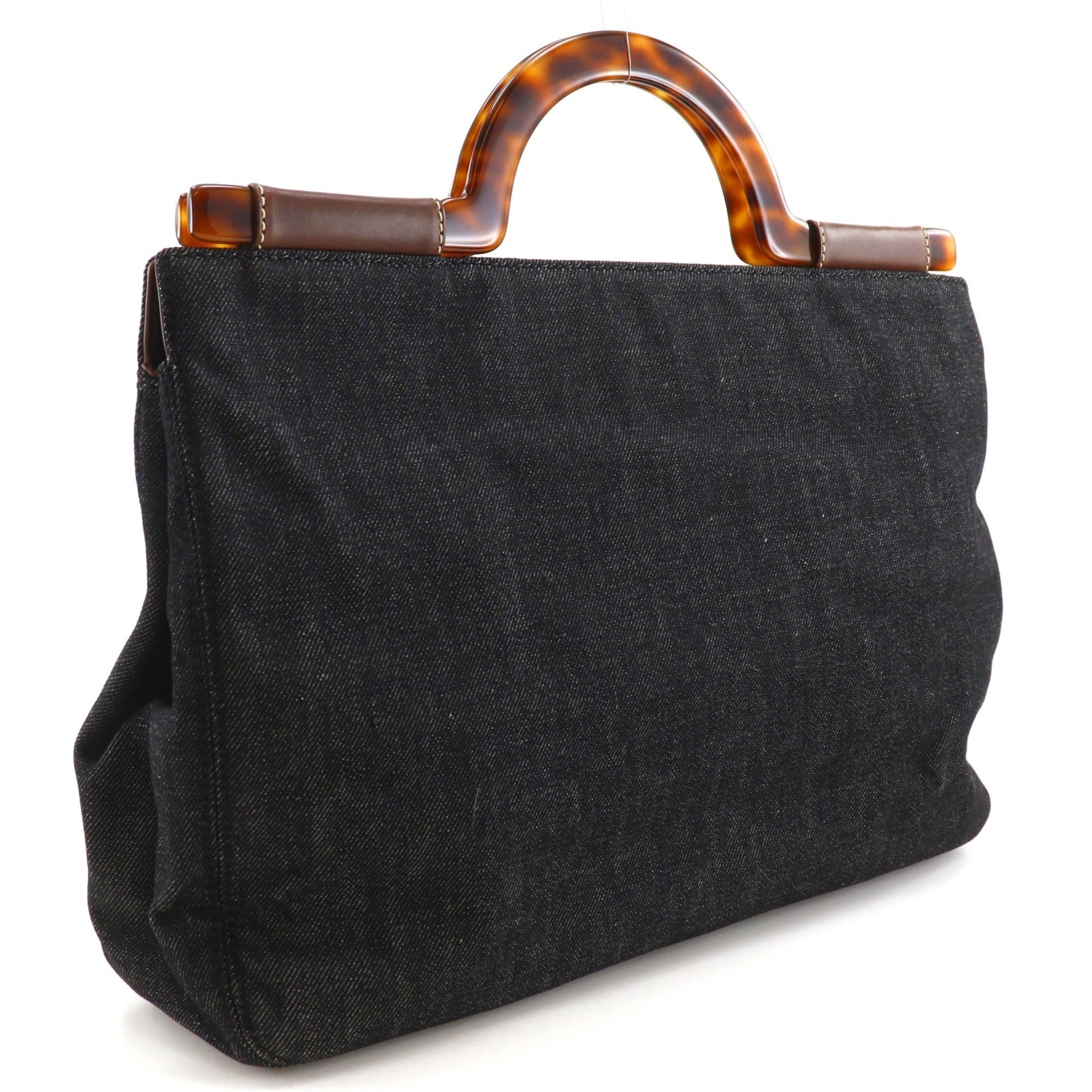 Chanel Denim Blue Denim Handbag (Pre-Owned)