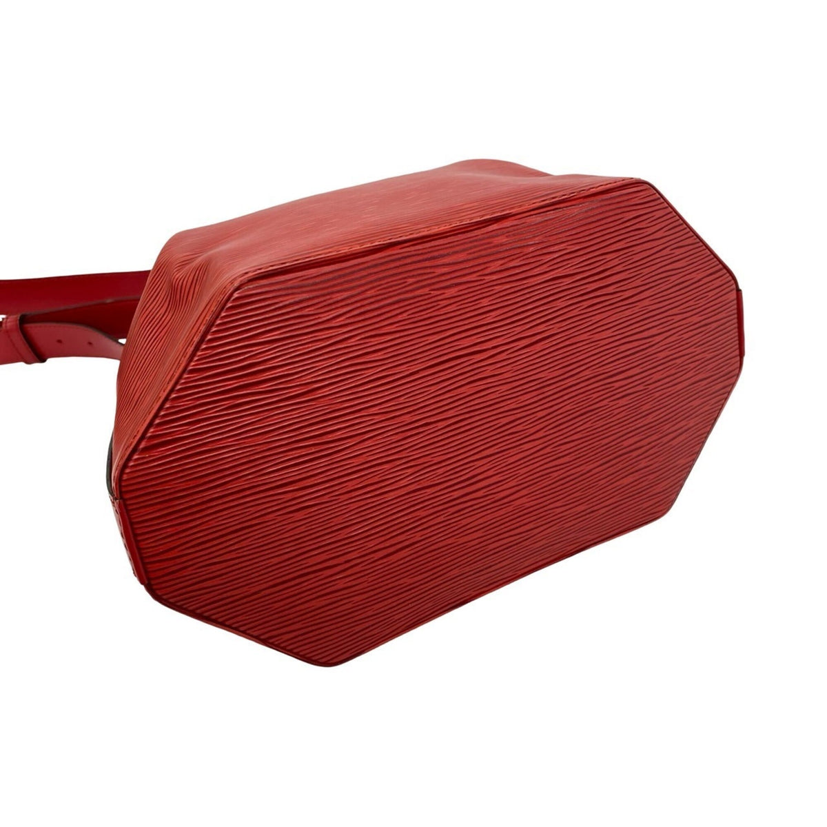 Louis Vuitton Red Color Leather Shoulder Bag (Pre-Owned)