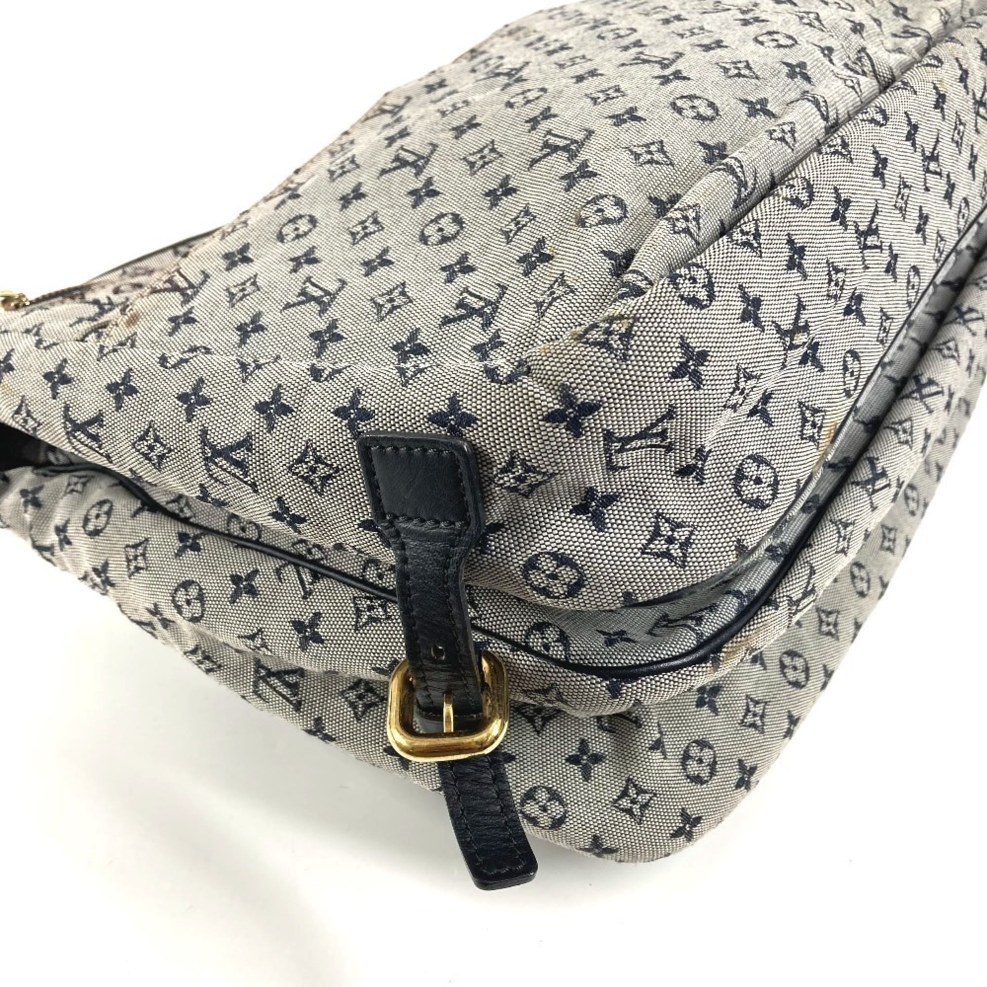 Louis Vuitton Navy Monogram Mini Messenger Bag Shoulder Bag (Pre-Owned)