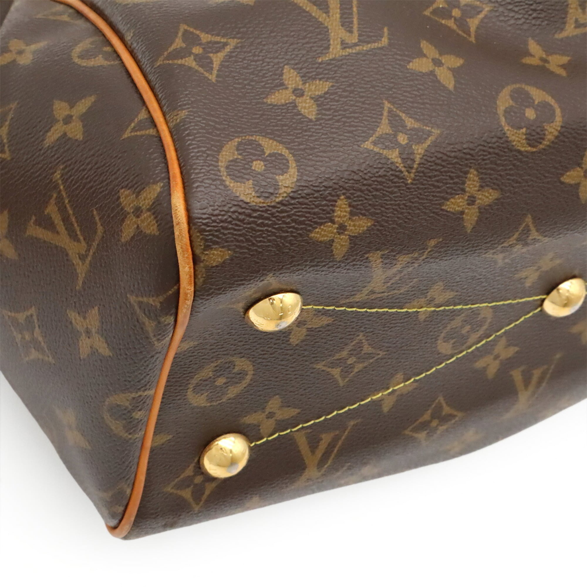 Louis Vuitton Brown Monogram Canvas Pvc Coated Canvas Handbag Tote Bag (Pre-Owned)
