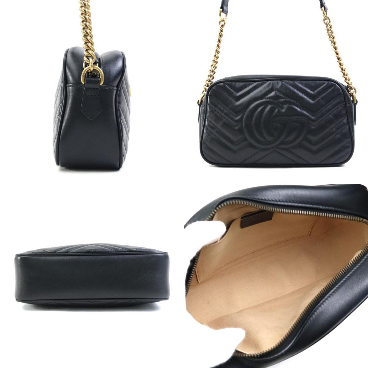 Gucci Black Leather Shoulder Bag (Pre-Owned)