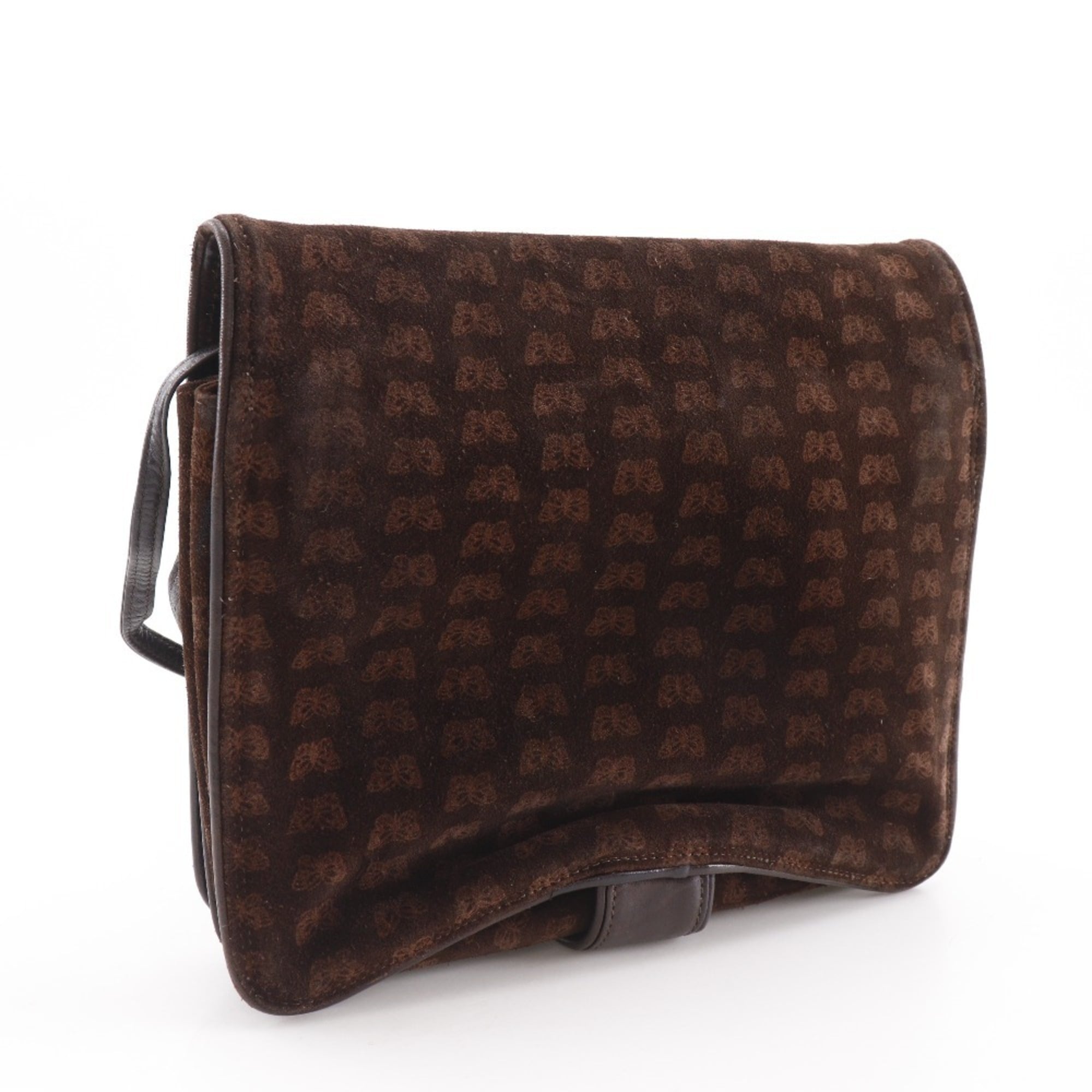 Bottega Veneta Brown Suede Shoulder Bag Tote Bag (Pre-Owned)