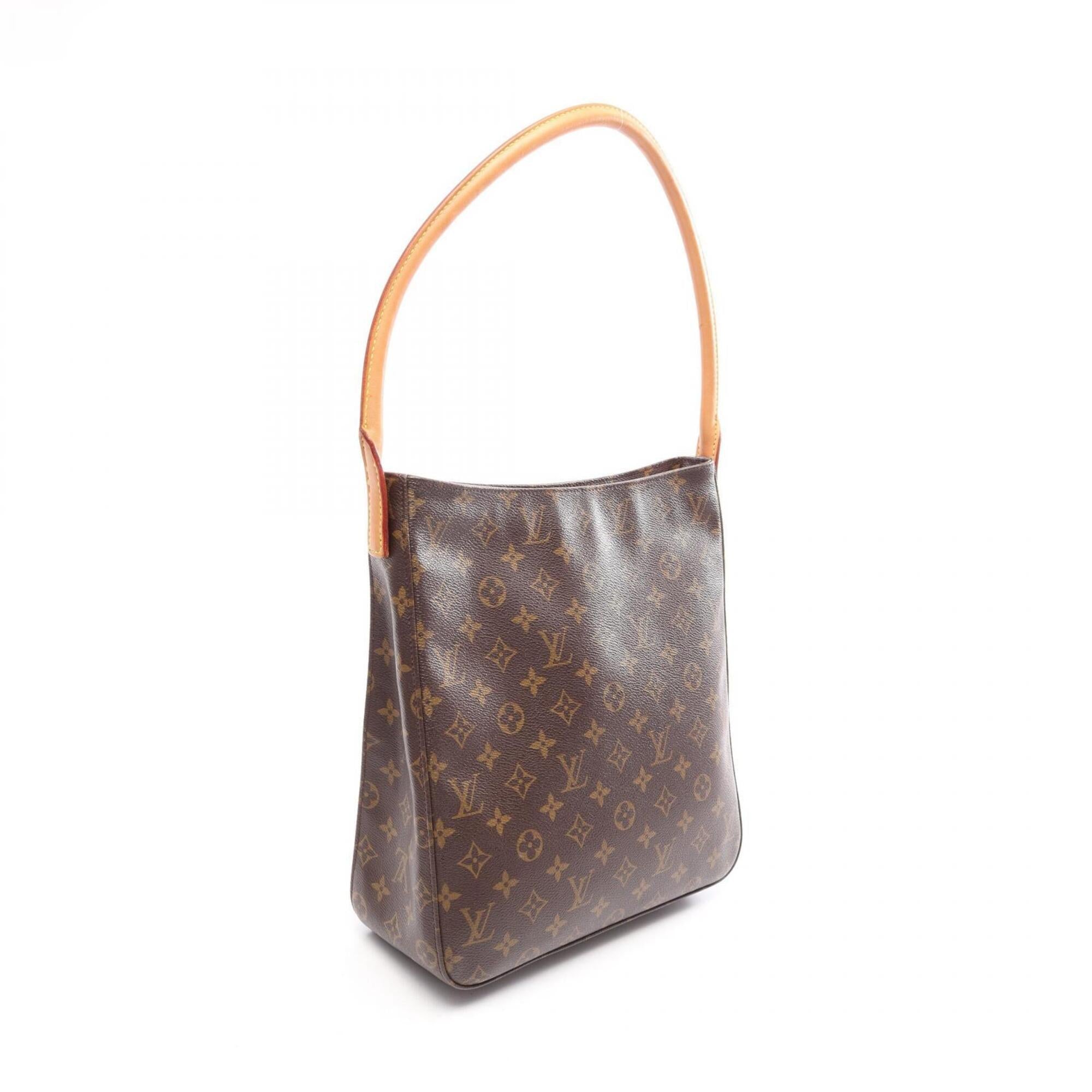 Louis Vuitton Brown Pvc Leather Handbag Shoulder Bag (Pre-Owned)
