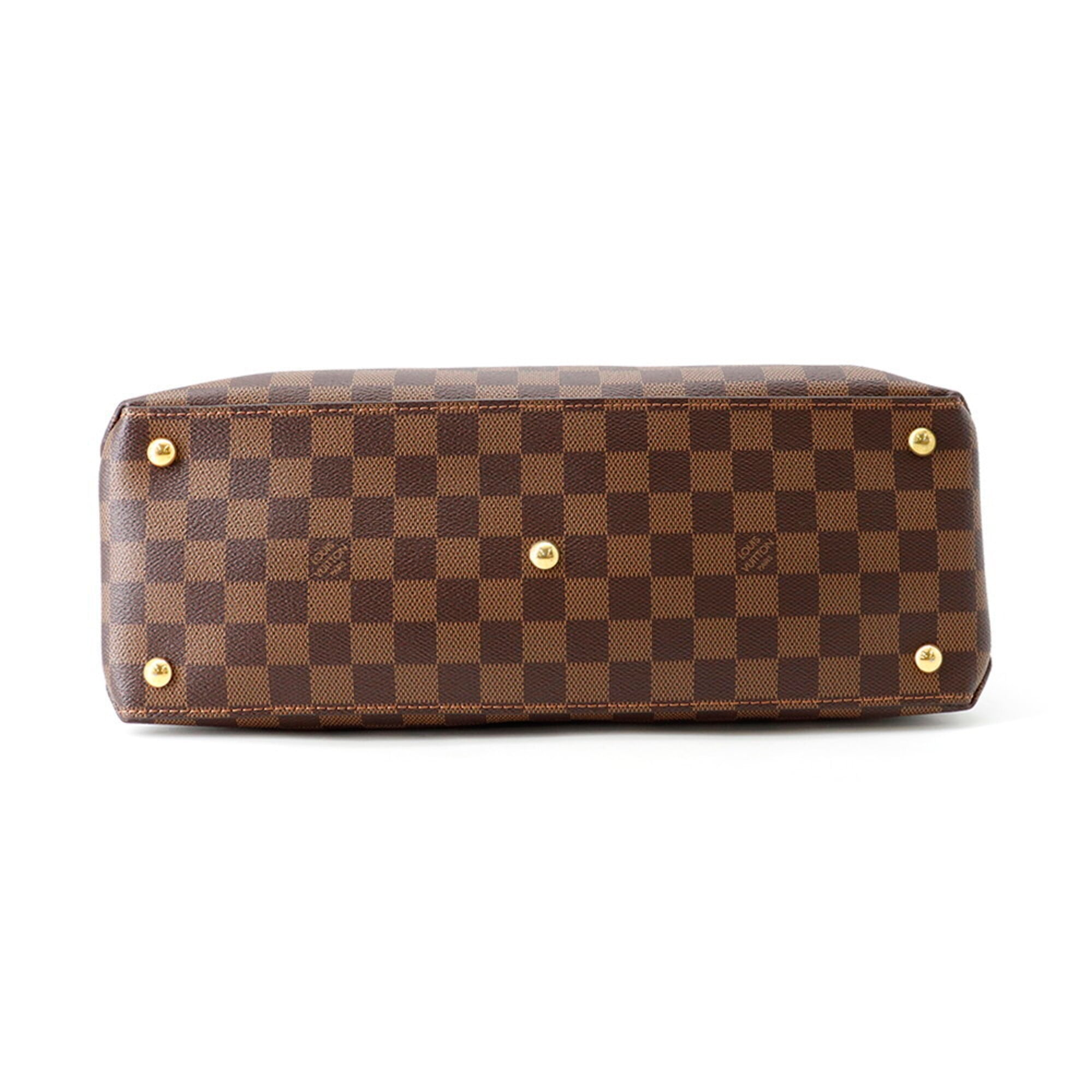 Louis Vuitton Damier Damier Canvas Ebene Noir Handbag Shoulder Bag (Pre-Owned)