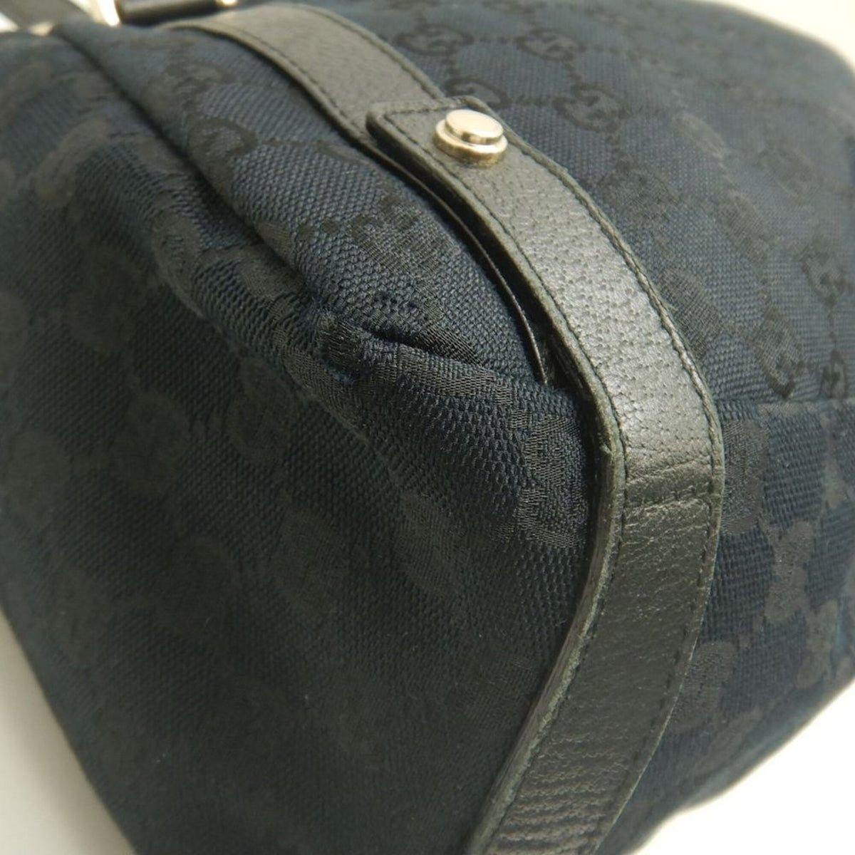 Gucci Black Gg Canvas Tote Bag (Pre-Owned)