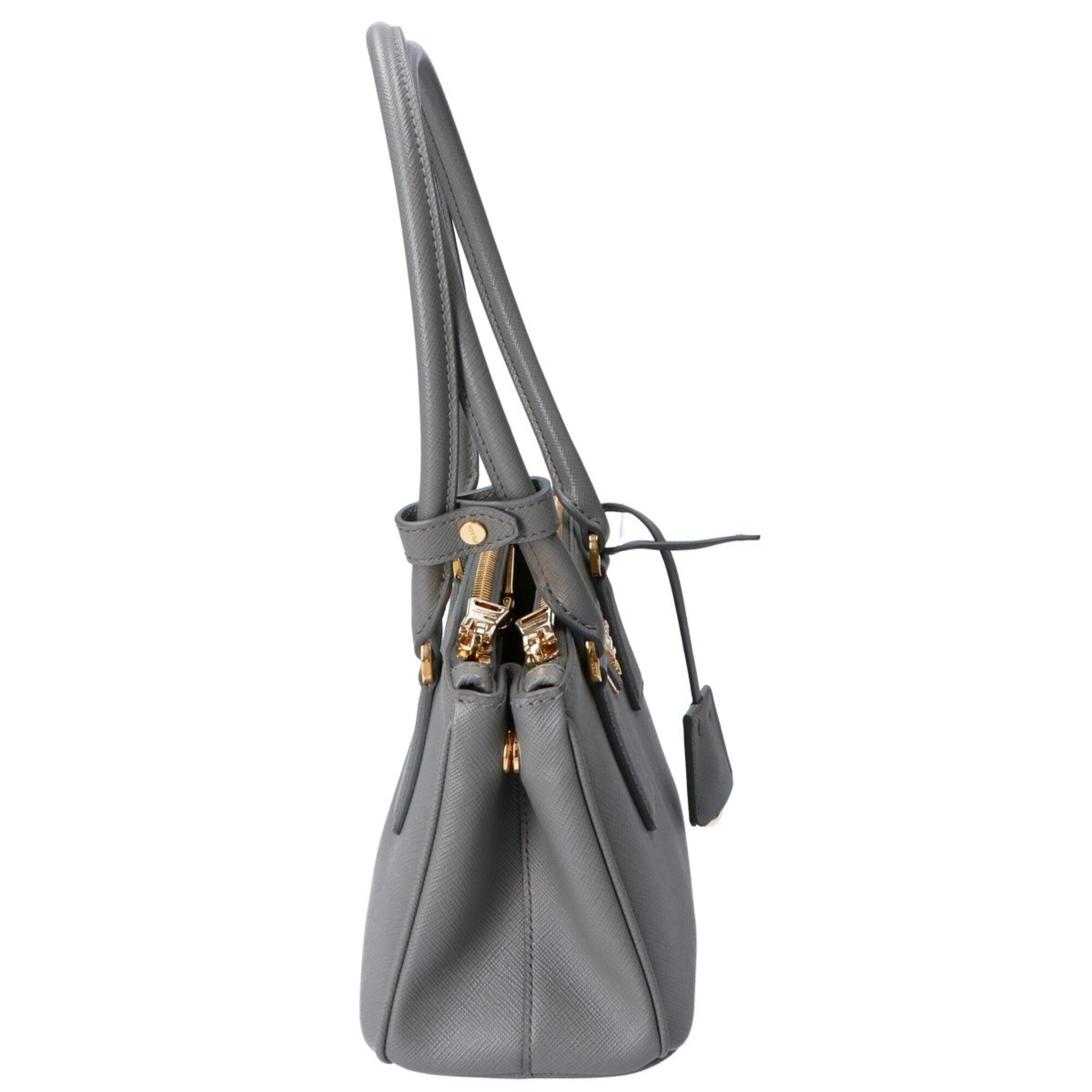 Prada Ardesia Leather Handbag (Pre-Owned)