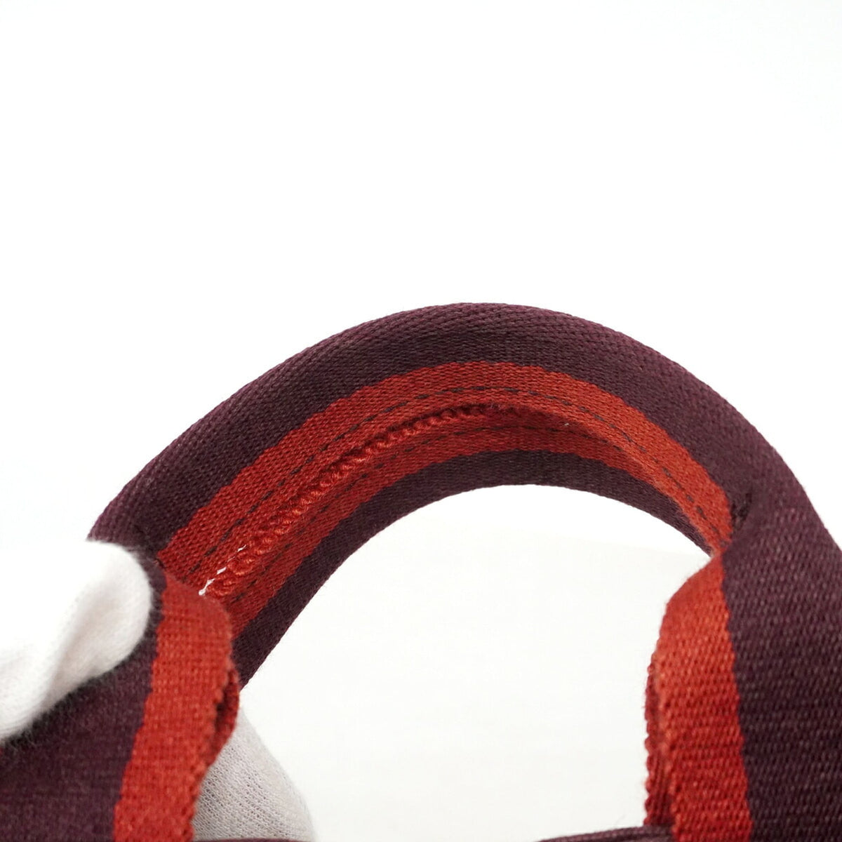 Hermes Brown Canvas Tote Bag (Pre-Owned)