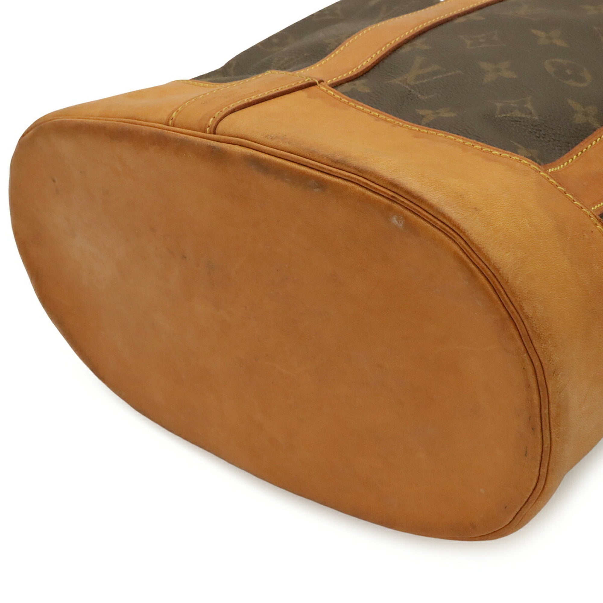 Louis Vuitton Brown Monogram Canvas Shoulder Bag (Pre-Owned)