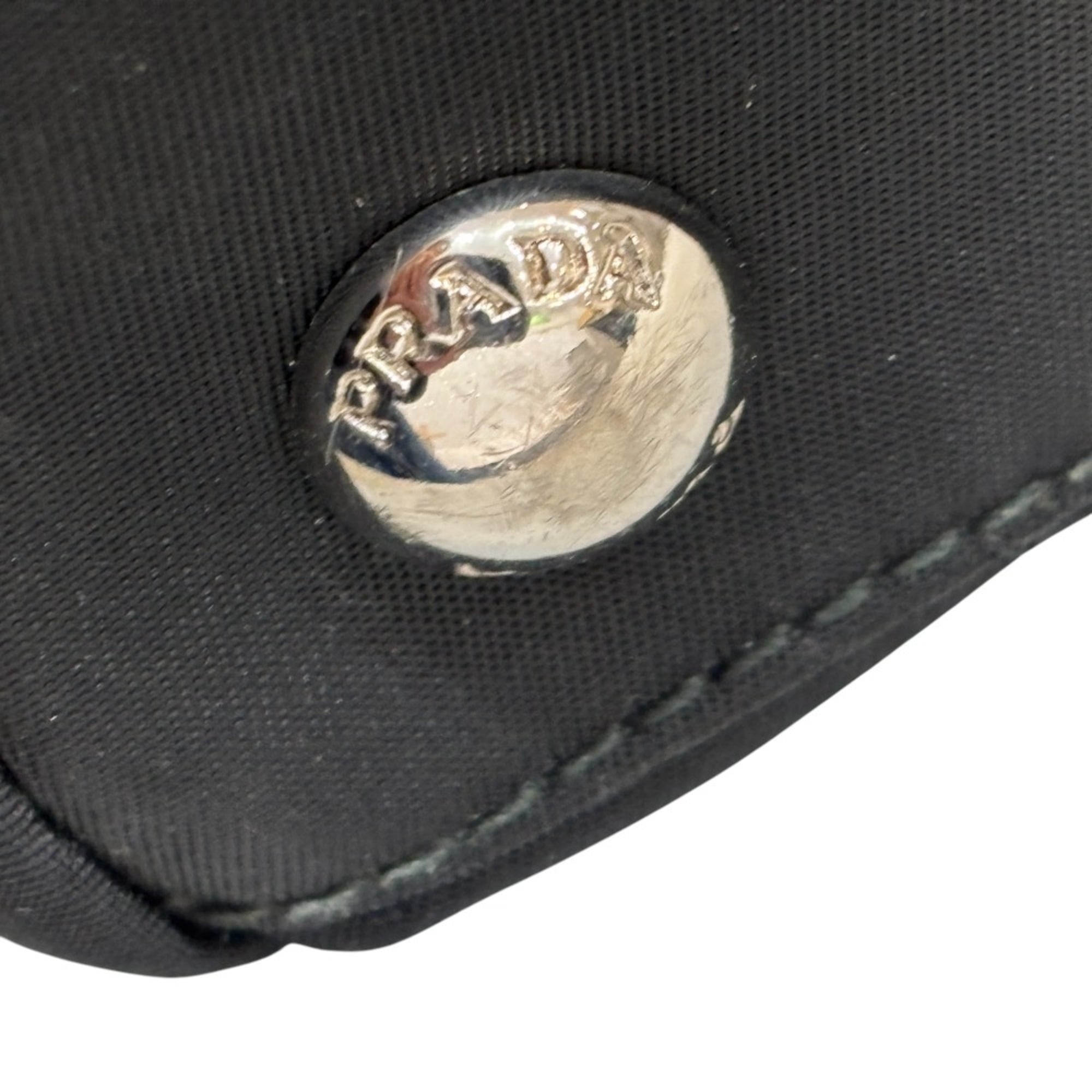 Prada Black Nylon Handbag Shoulder Bag (Pre-Owned)