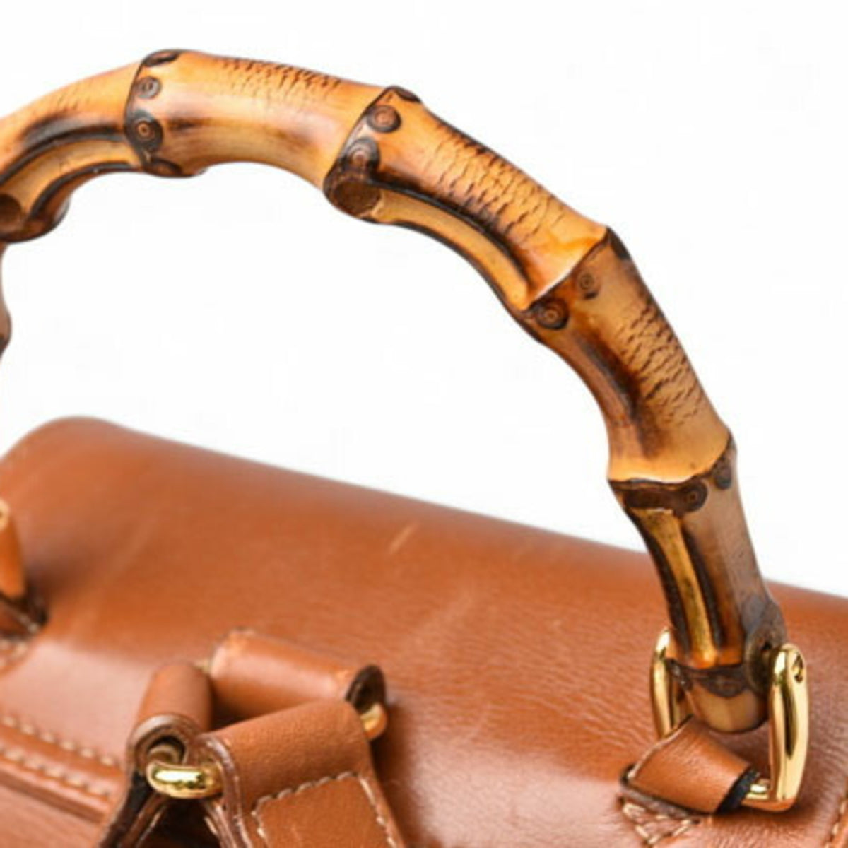 Gucci Brown Leather Backpack (Pre-Owned)