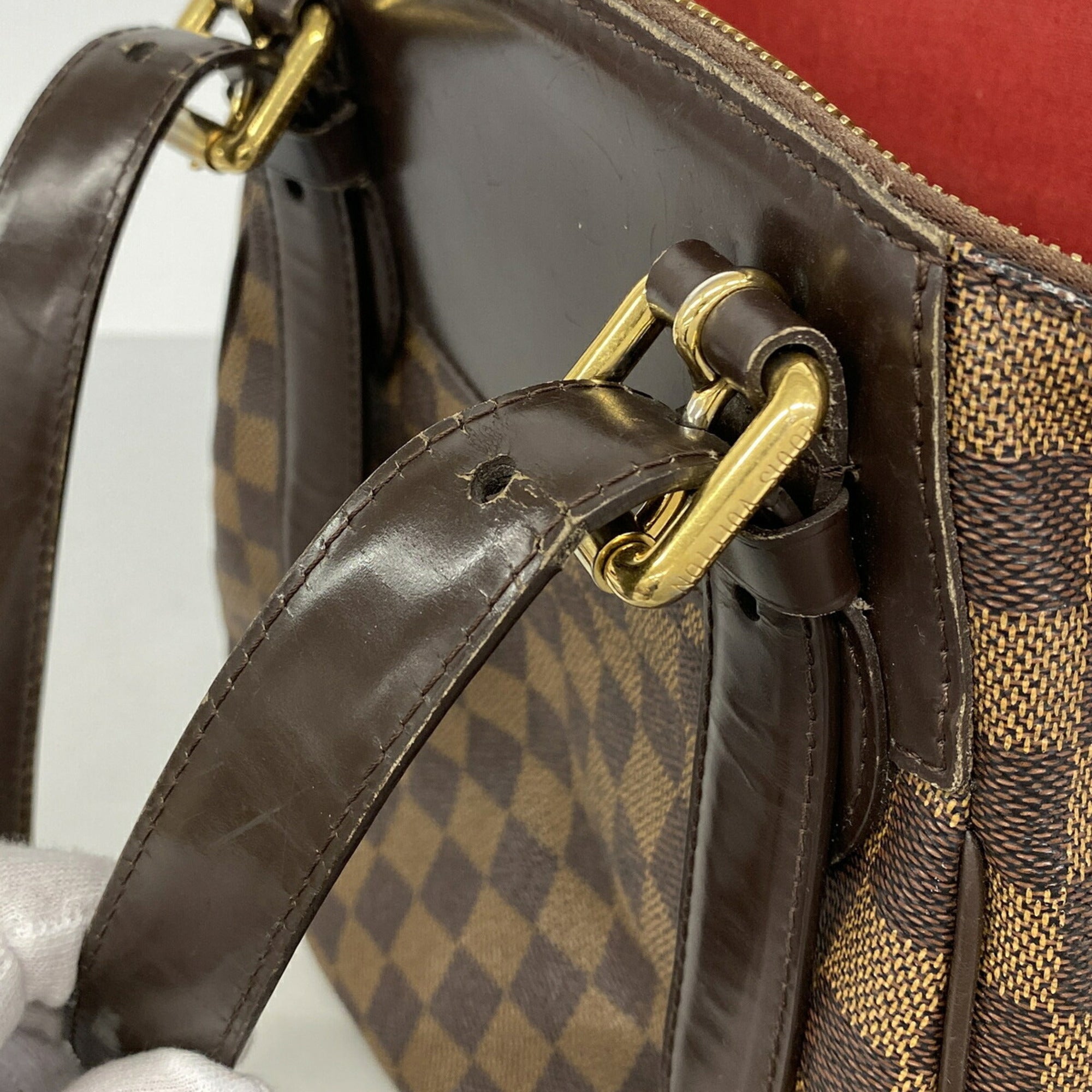 Louis Vuitton Ebene Handbag (Pre-Owned)