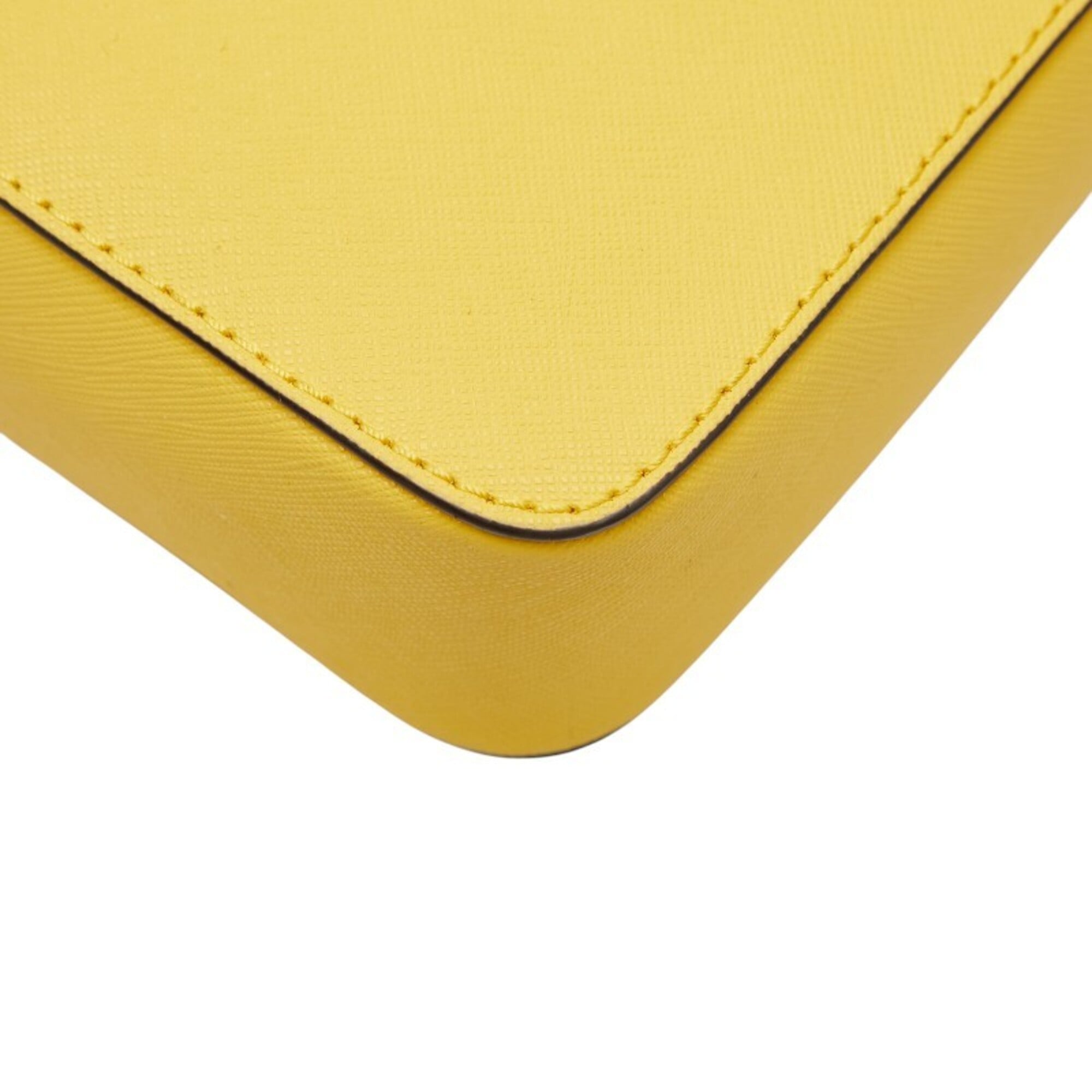 Michael Kors Yellow Leather Shoulder Bag (Pre-Owned)