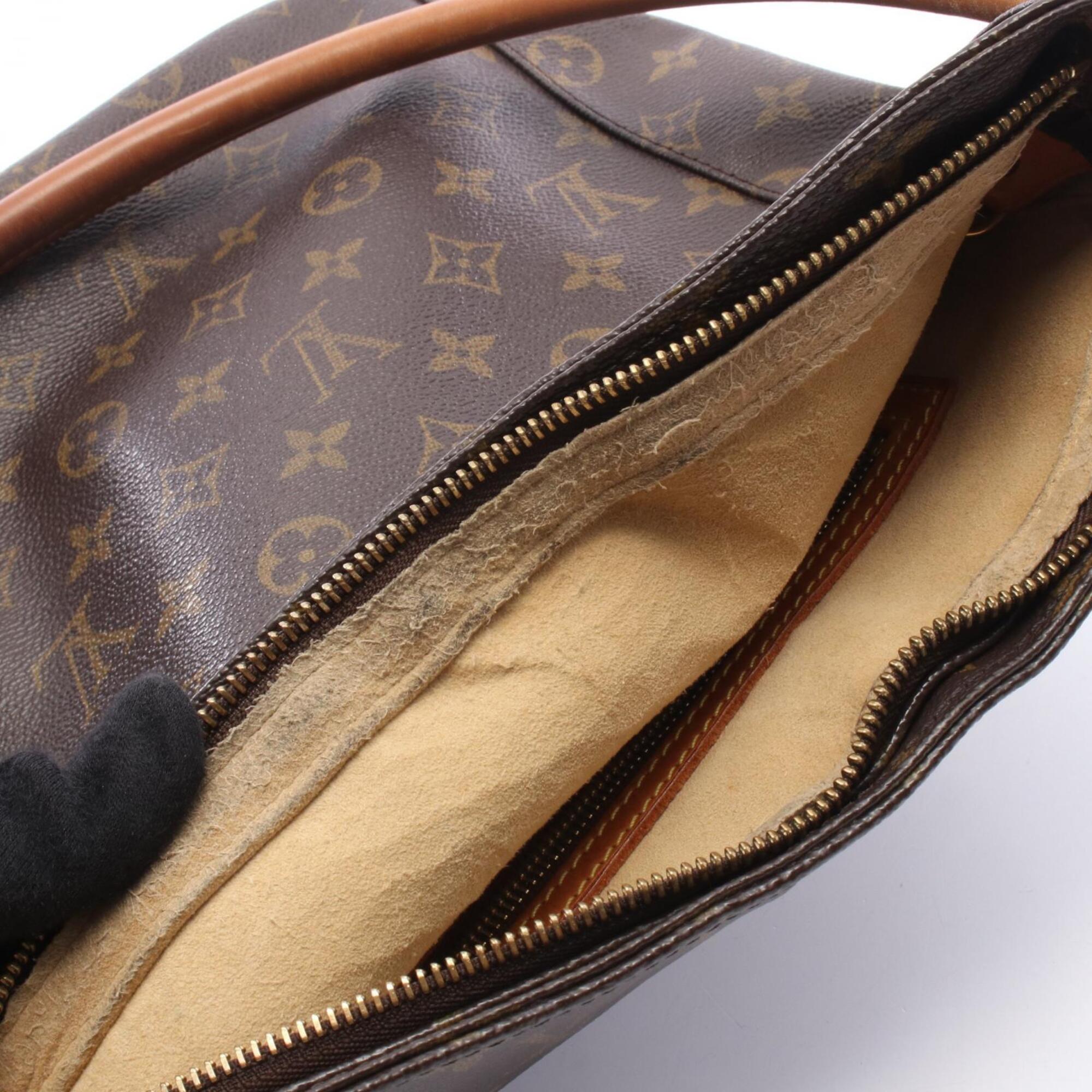 Louis Vuitton Brown Monogram Monogram Leather Handbag Shoulder Bag (Pre-Owned)