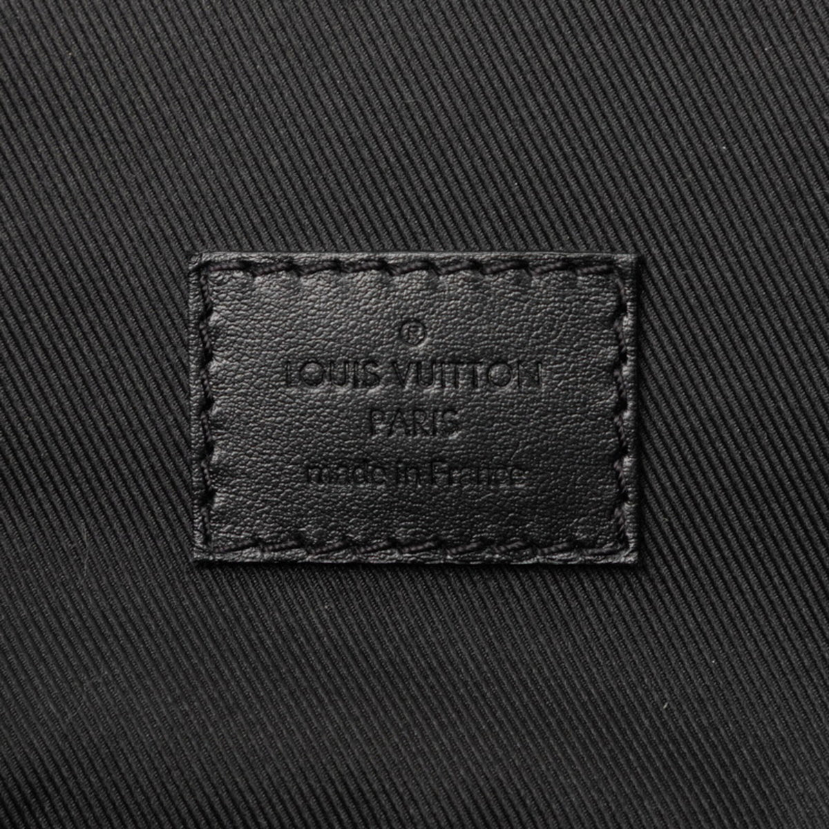 Louis Vuitton Black Gray Pvc Leather Backpack (Pre-Owned)