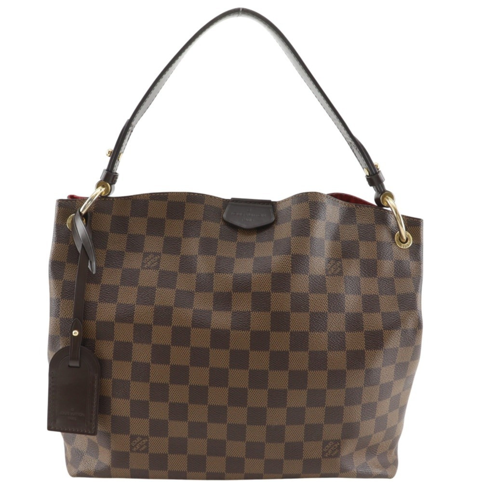 Louis Vuitton Brown Damier Canvas Shoulder Bag (Pre-Owned)