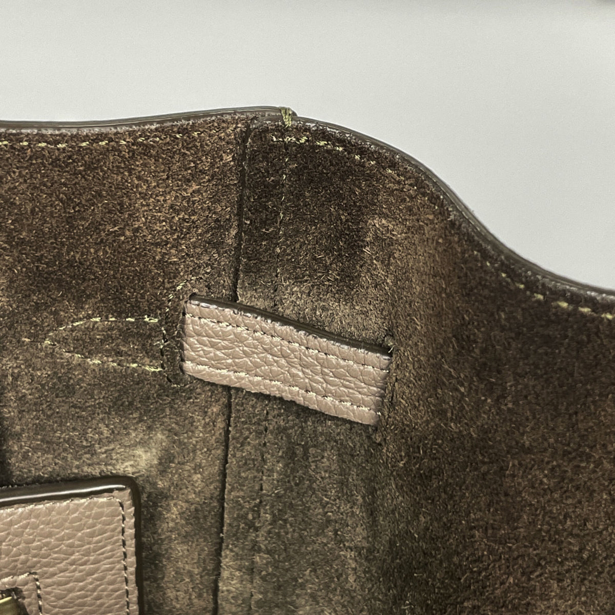 Celine Gray Leather Tote Bag (Pre-Owned)
