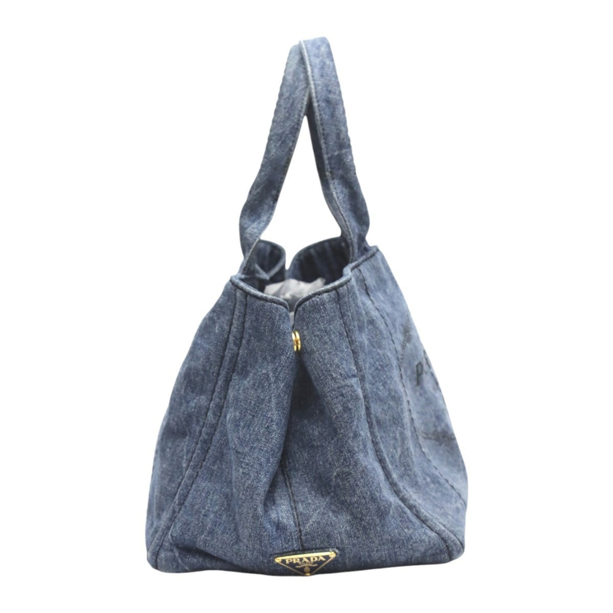 Prada Blue Denim Tote Bag (Pre-Owned)