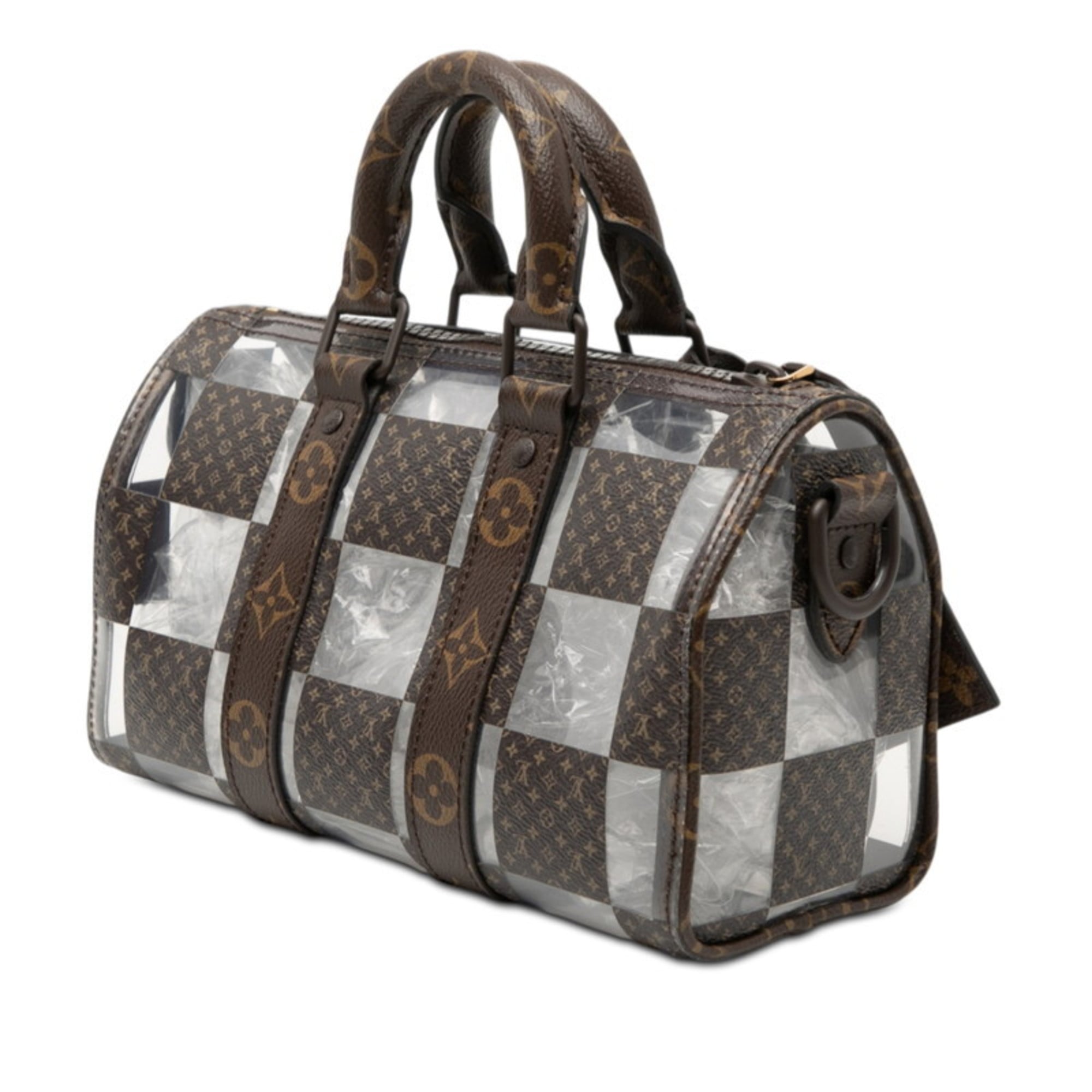 Louis Vuitton Brown Clear Pvc Vinyl Handbag Shoulder Bag (Pre-Owned)