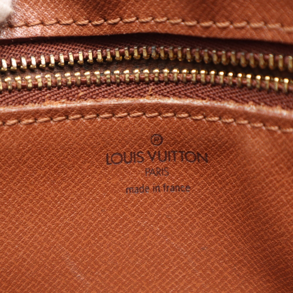 Louis Vuitton Beige Brown Monogram Shoulder Bag (Pre-Owned)