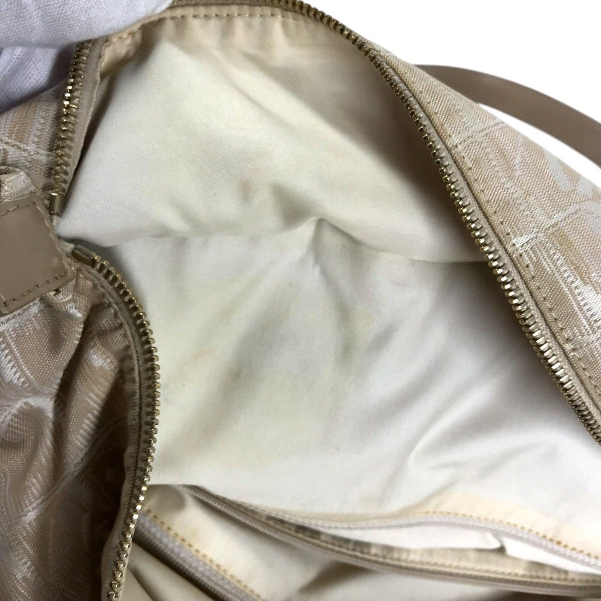 Chanel New Travel Line Beige Nylon Leather Tote Bag (Pre-Owned)