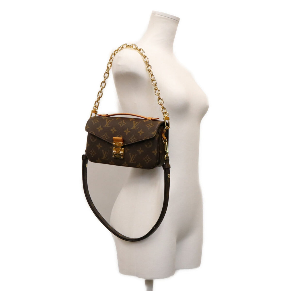 Louis Vuitton Brown Monogram Shoulder Bag (Pre-Owned)
