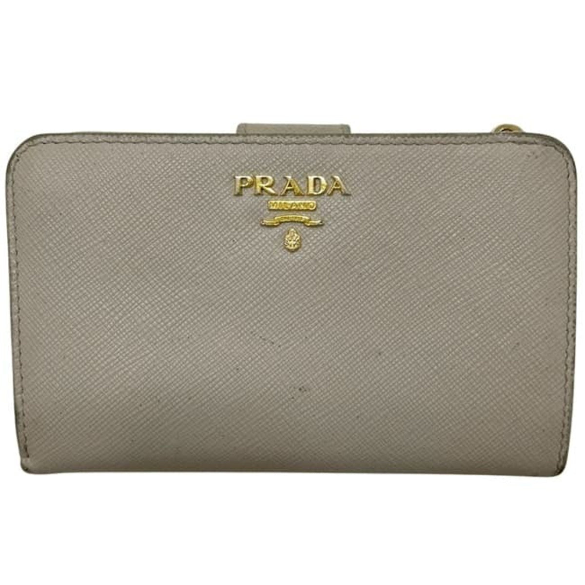 Prada Beige Saffiano Wallet (Bi-Fold) (Pre-Owned)
