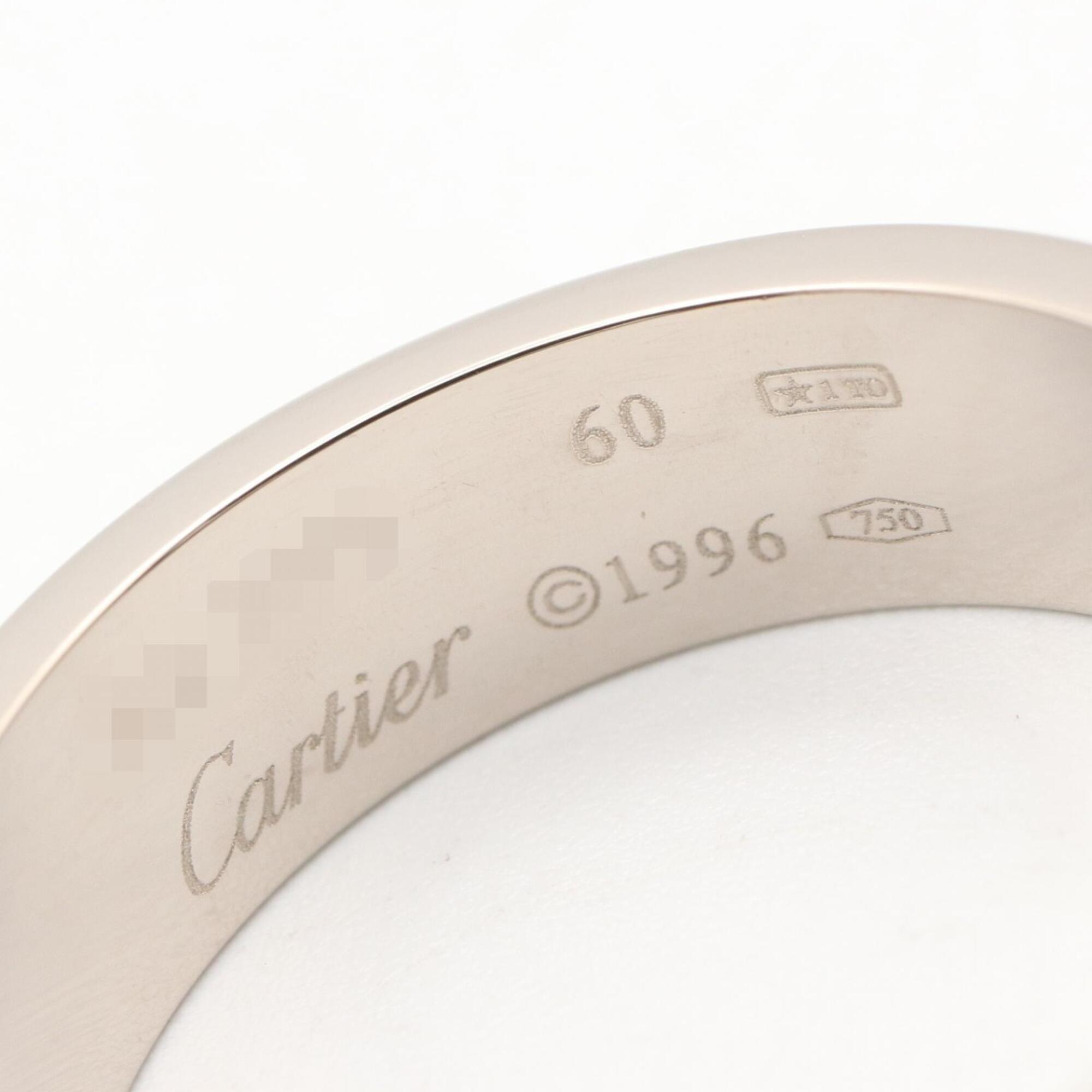 Cartier Silver White Gold (18K) Band Ring (Pre-Owned)