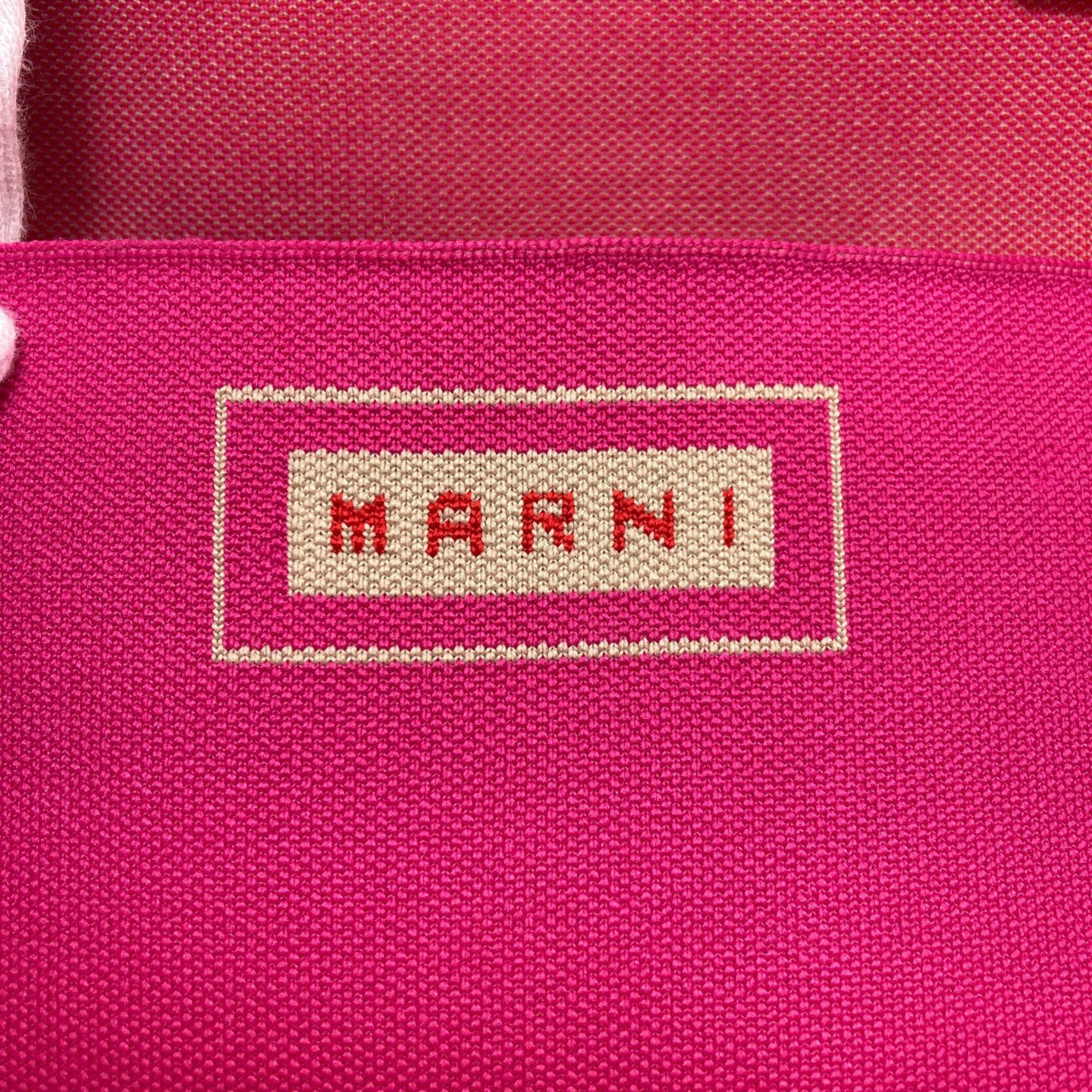 Marni Pink Canvas Handbag (Pre-Owned)