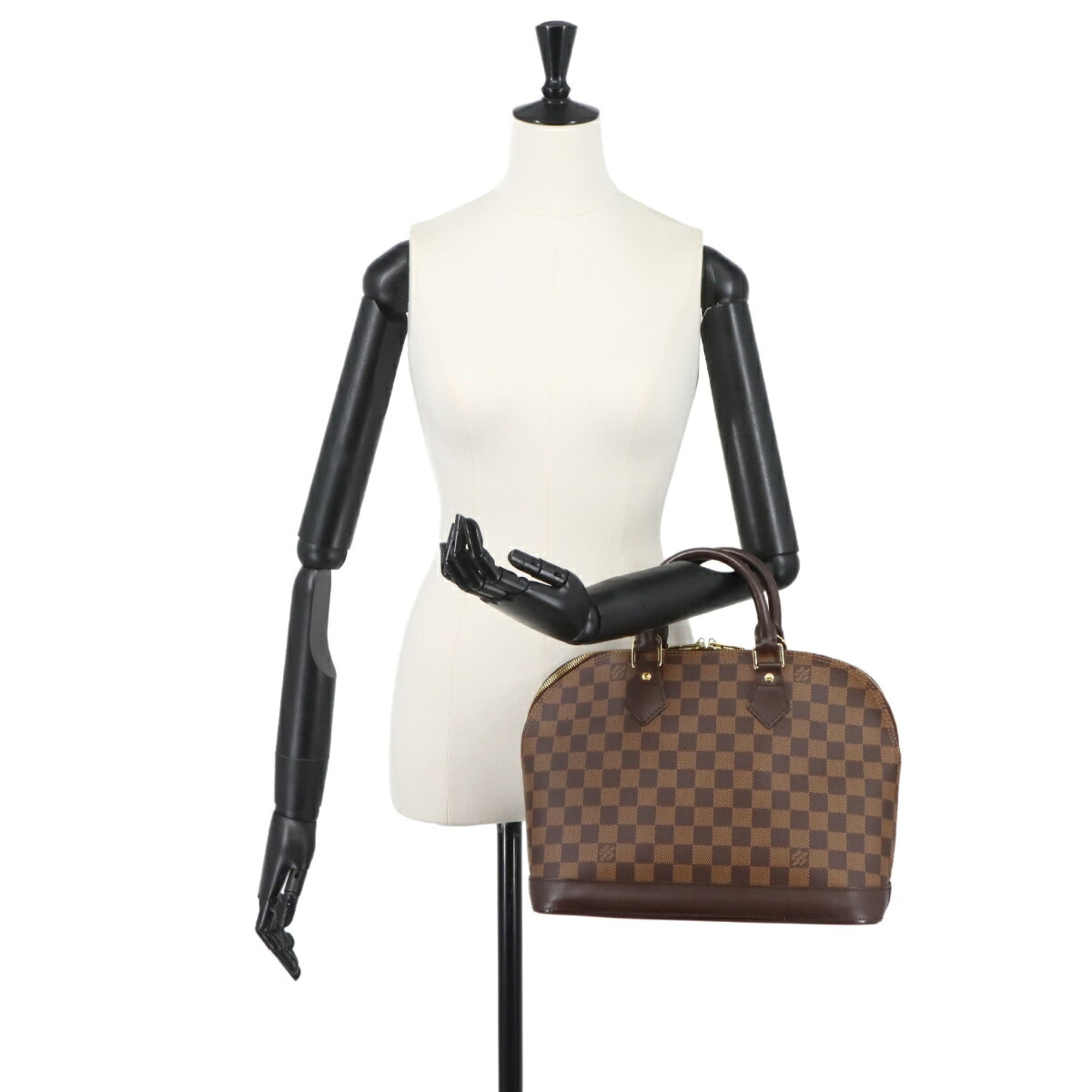 Louis Vuitton Brown Damier Canvas Ebene Damier Canvas Handbag (Pre-Owned)