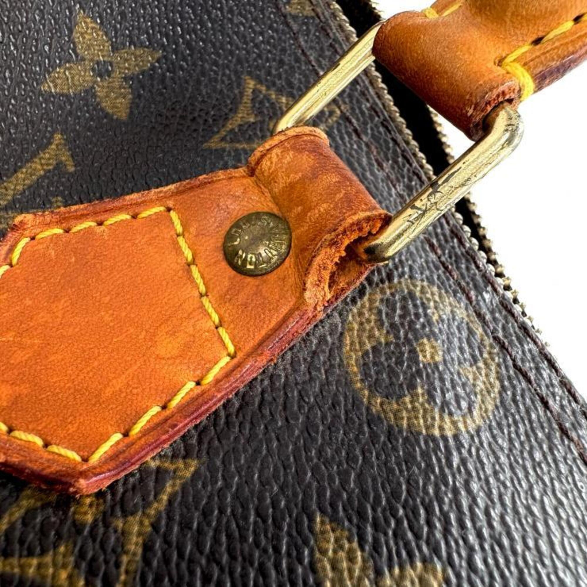 Louis Vuitton Beige Brown Monogram Handbag (Pre-Owned)