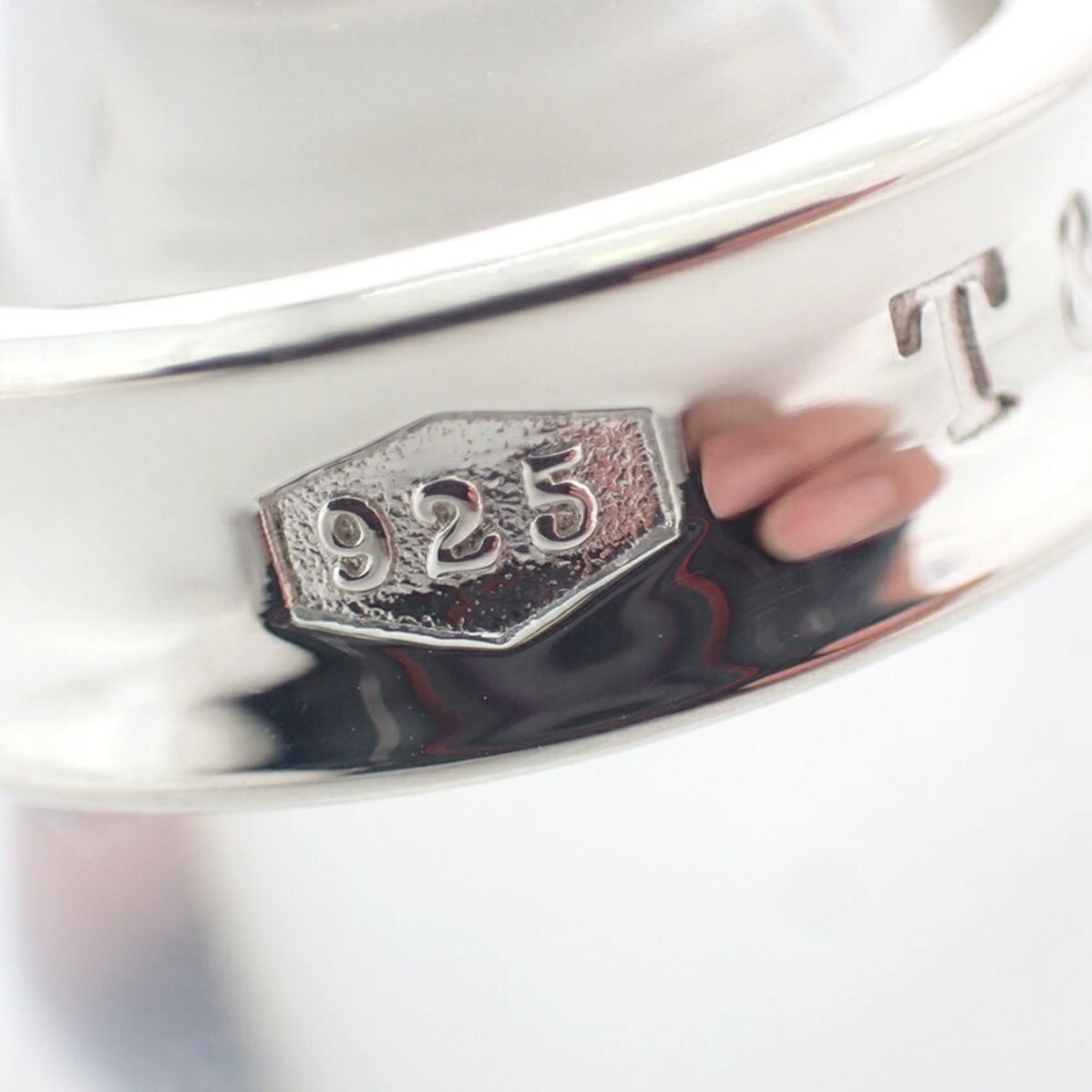 Tiffany Sterling Silver 925 Band Ring (Pre-Owned)