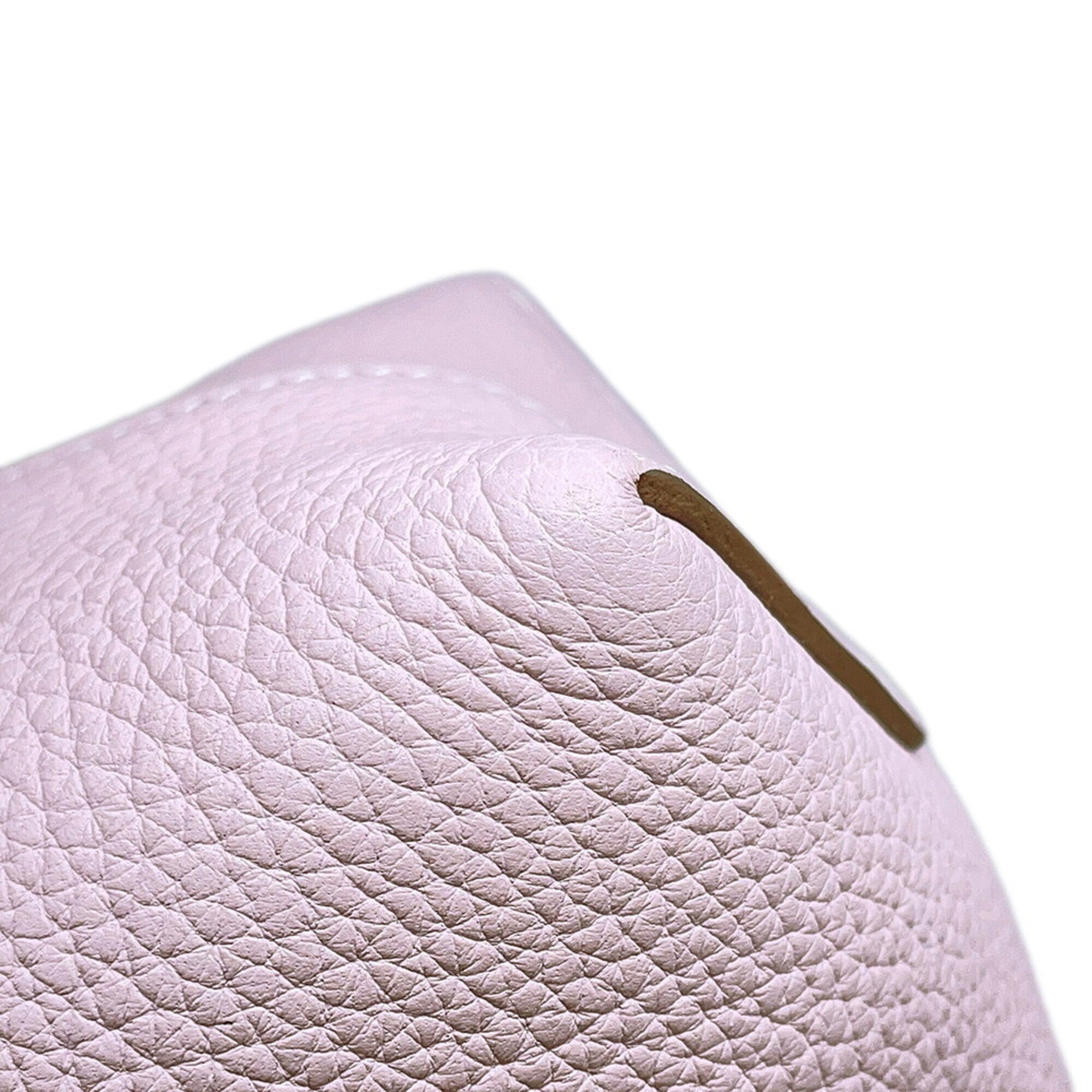 Hermes Light Pink Taurillon Clemence Leather Handbag Tote Bag (Pre-Owned)