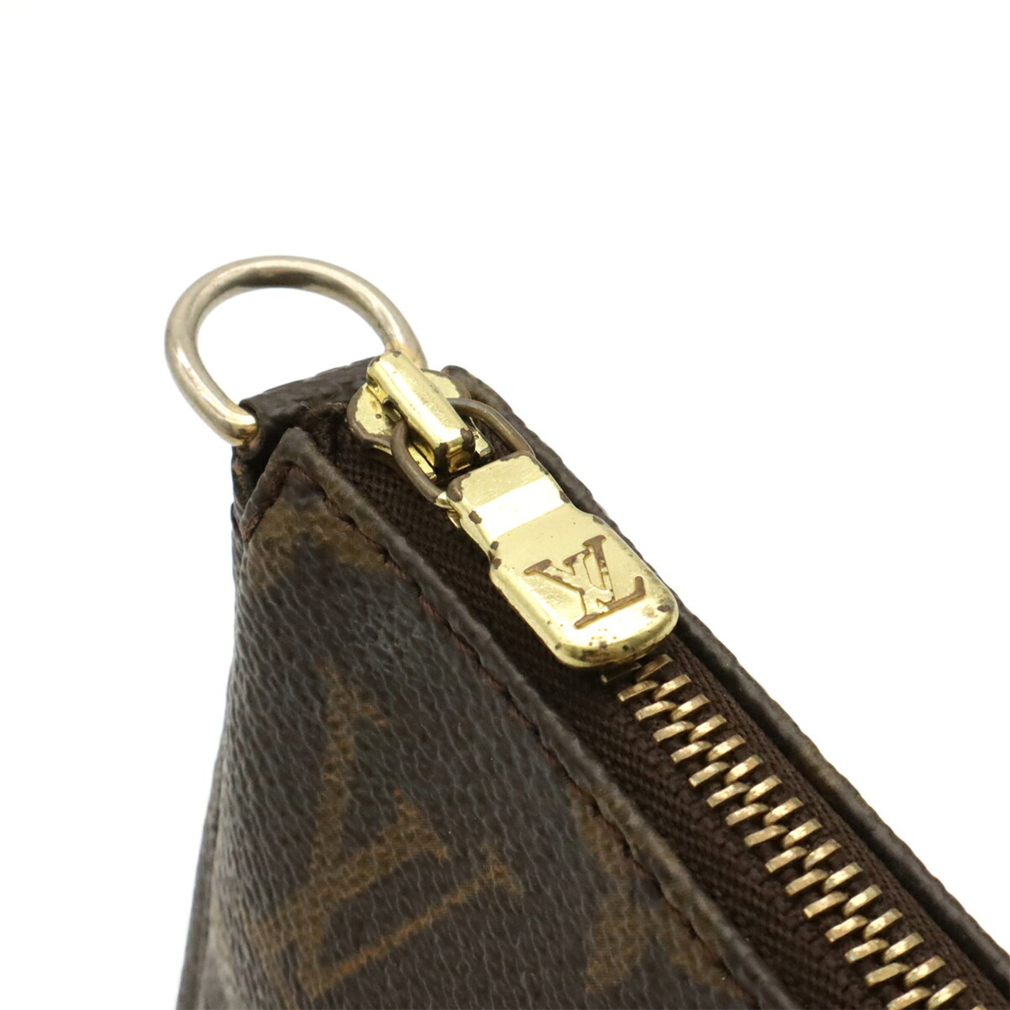 Louis Vuitton Monogram Brown Monogram Handbag Pochette (Pre-Owned)