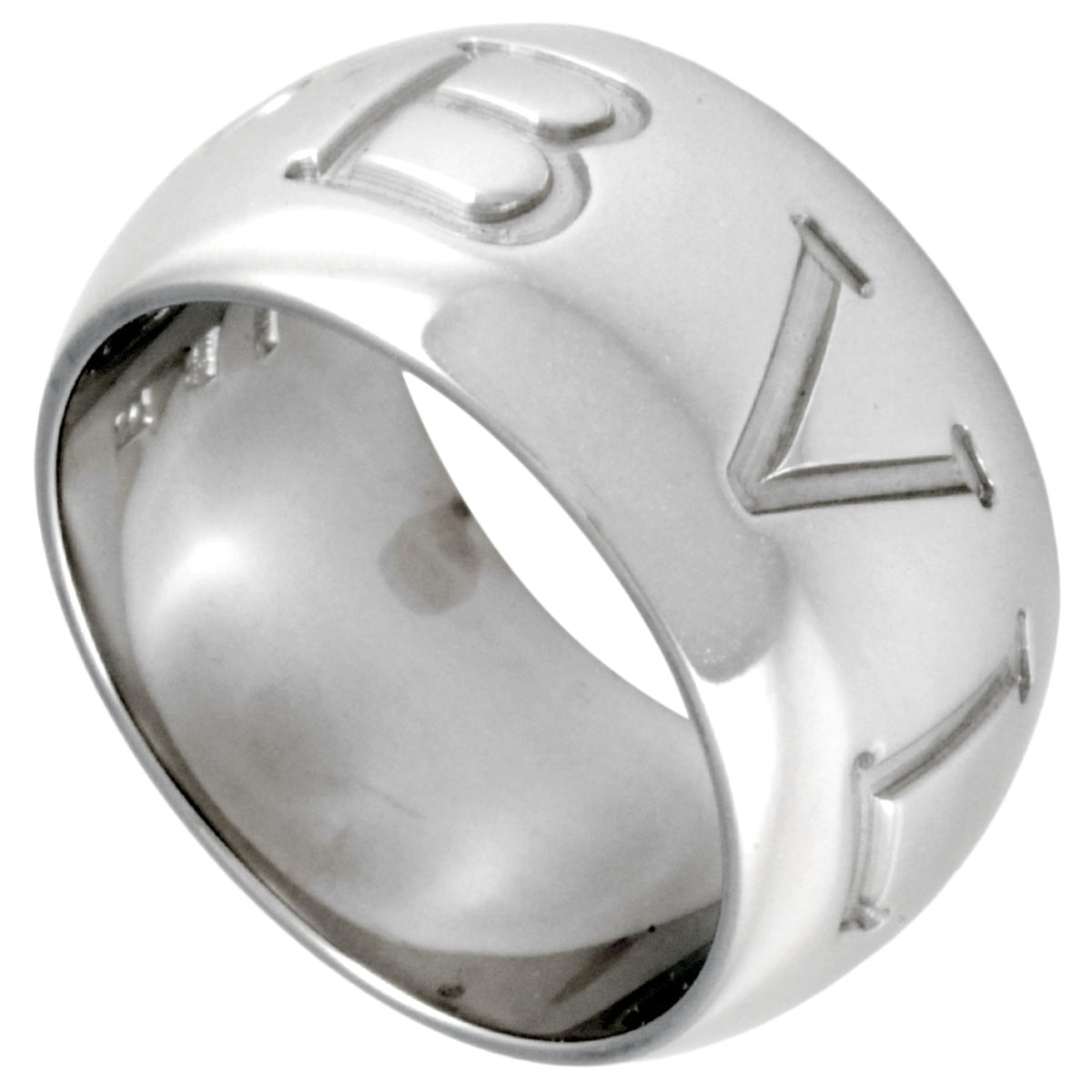 Bvlgari White Gold (18K) Band Ring (Pre-Owned)