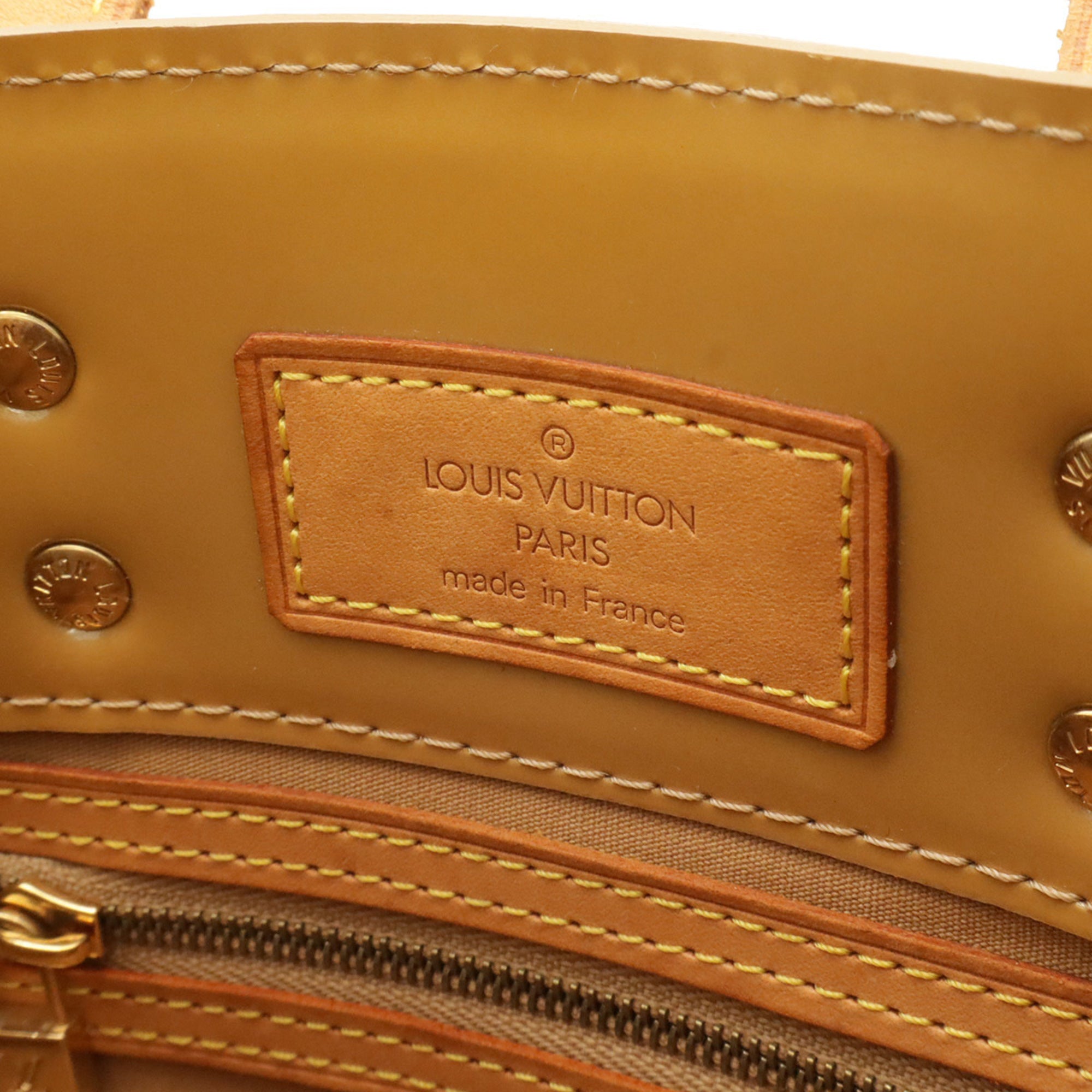 Louis Vuitton Noisette Leather Handbag Tote Bag (Pre-Owned)
