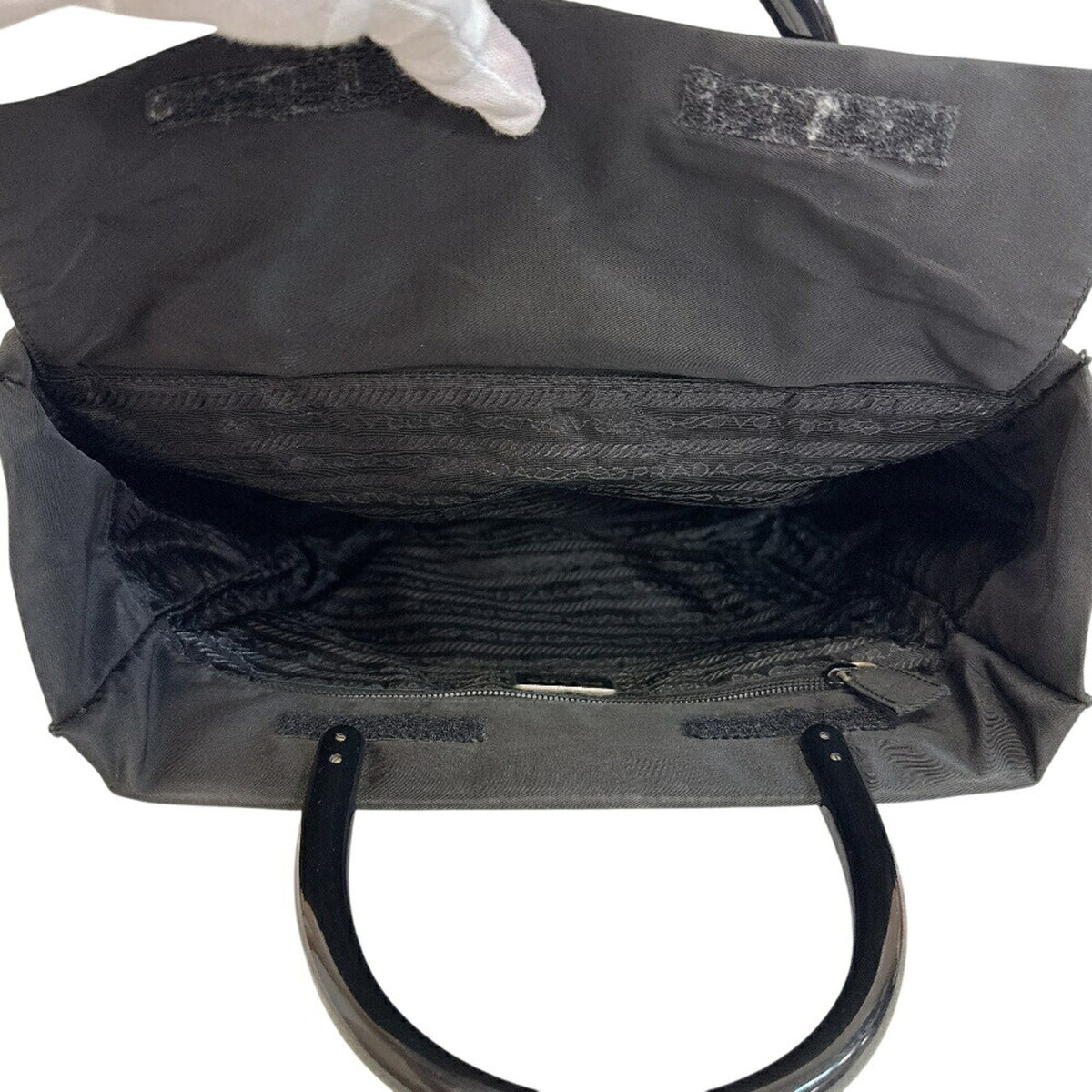Prada Black Nylon Tote Bag (Pre-Owned)