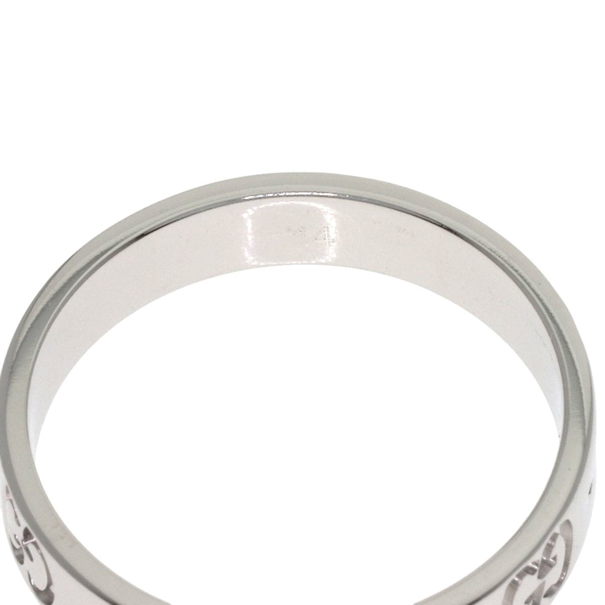 Gucci Icon White Gold (18K) Band Ring (Pre-Owned)