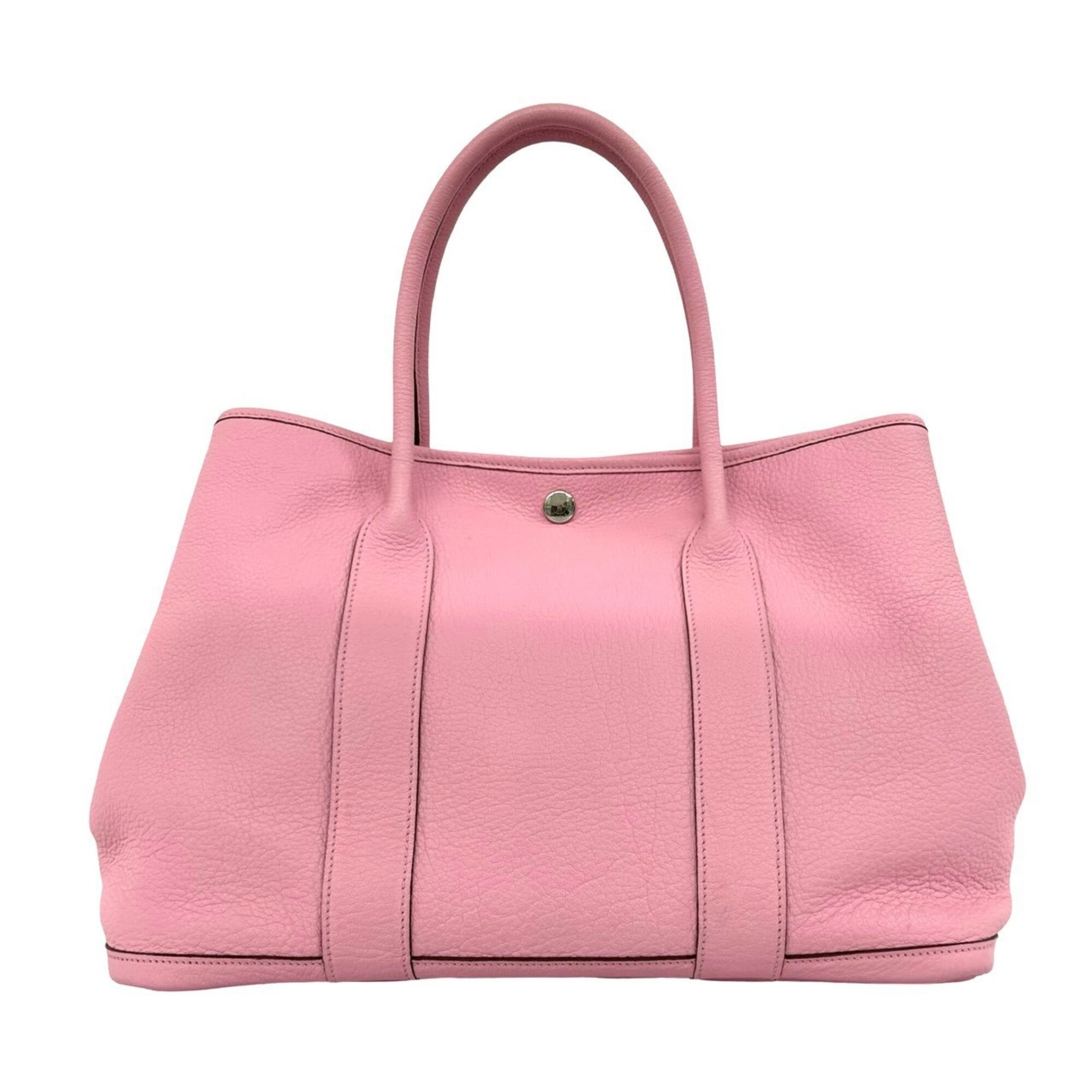 Hermes Pink Negonda Leather Handbag Tote Bag (Pre-Owned)