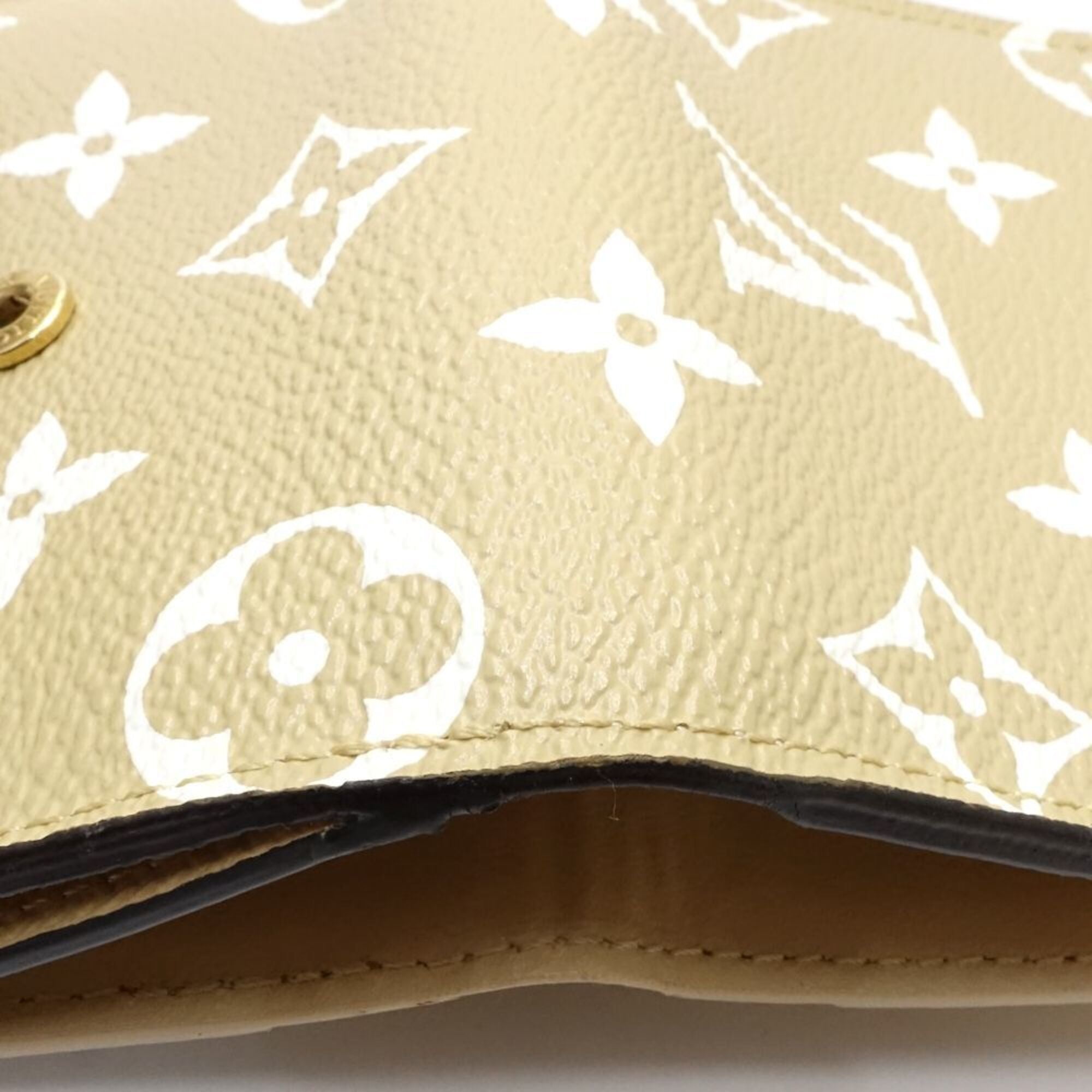 Louis Vuitton Monogram Khaki Monogram Wallet (Tri-Fold) (Pre-Owned)