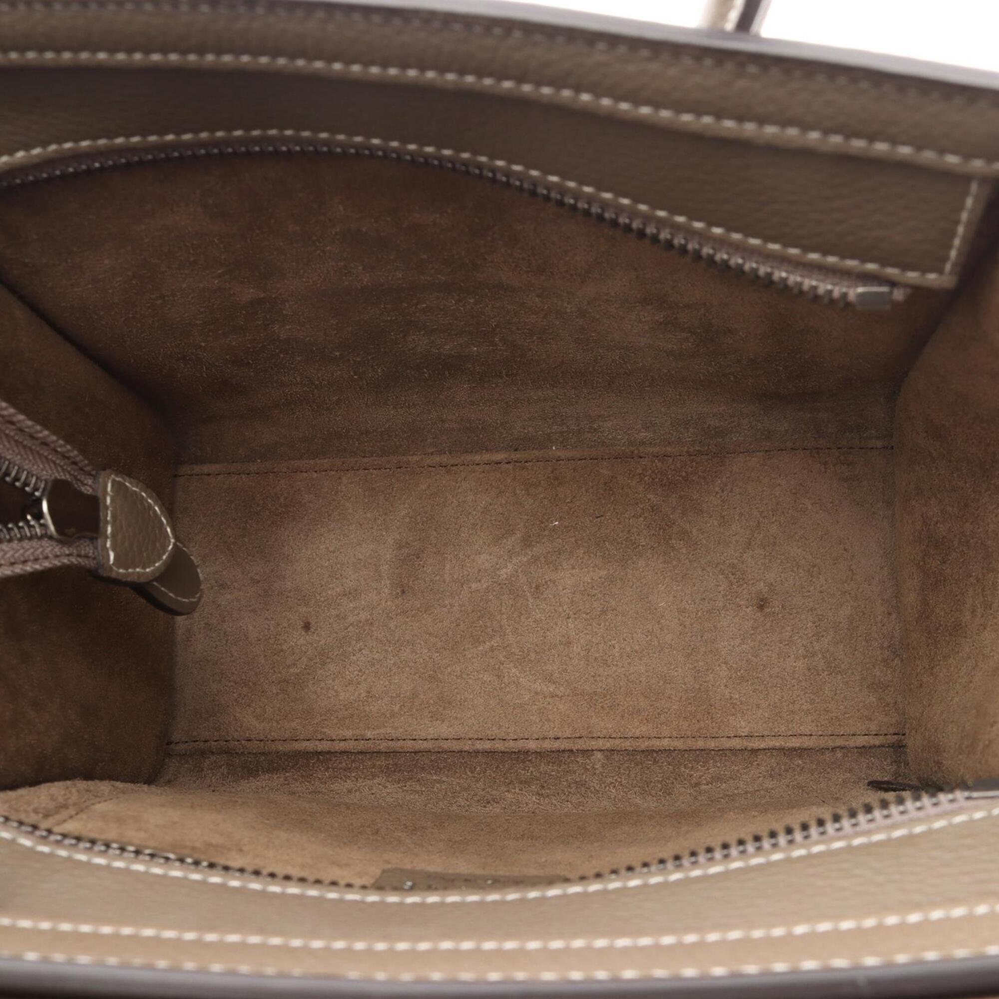 Celine Beige Leather Handbag (Pre-Owned)