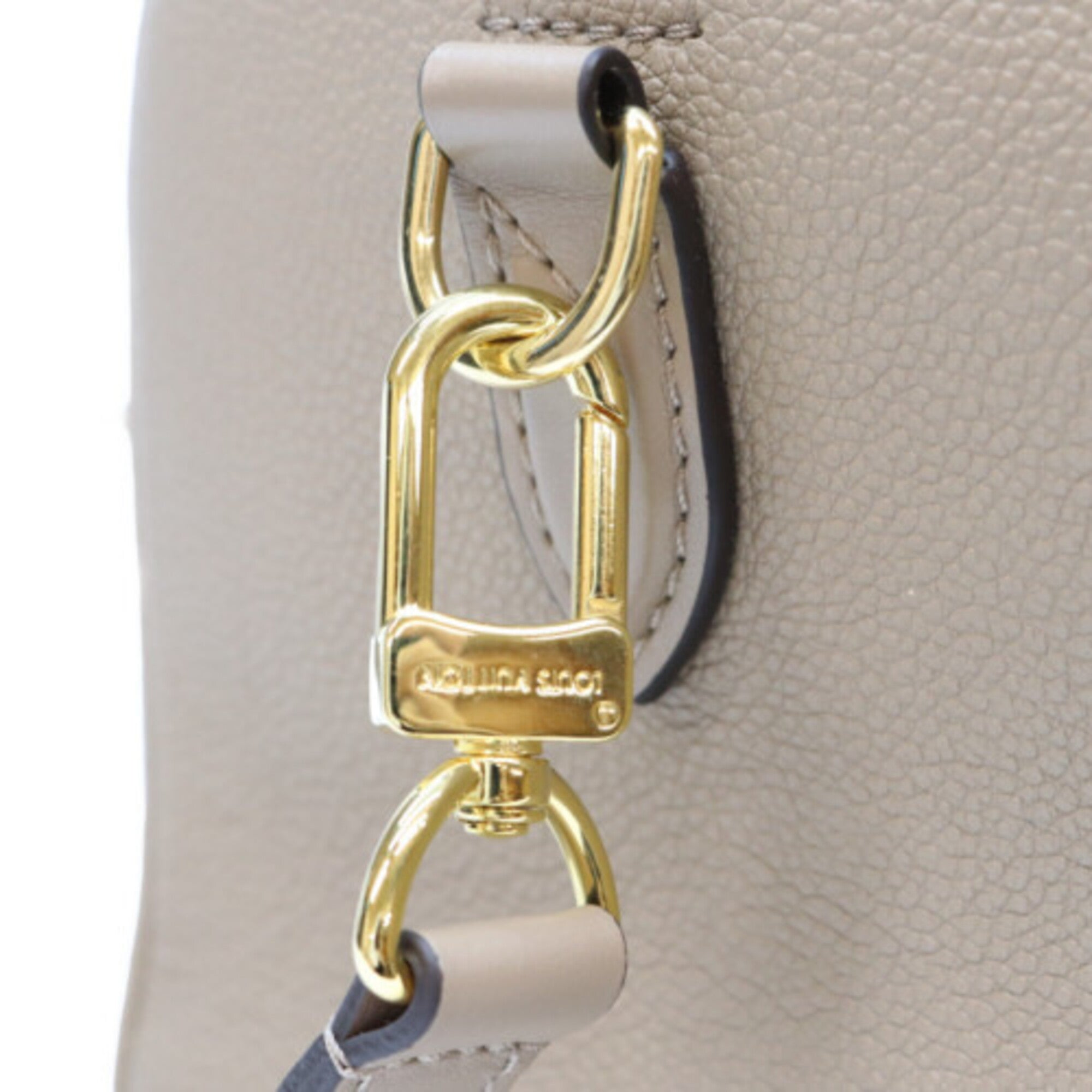 Louis Vuitton Beige Monogram Empreinte Shoulder Bag (Pre-Owned)