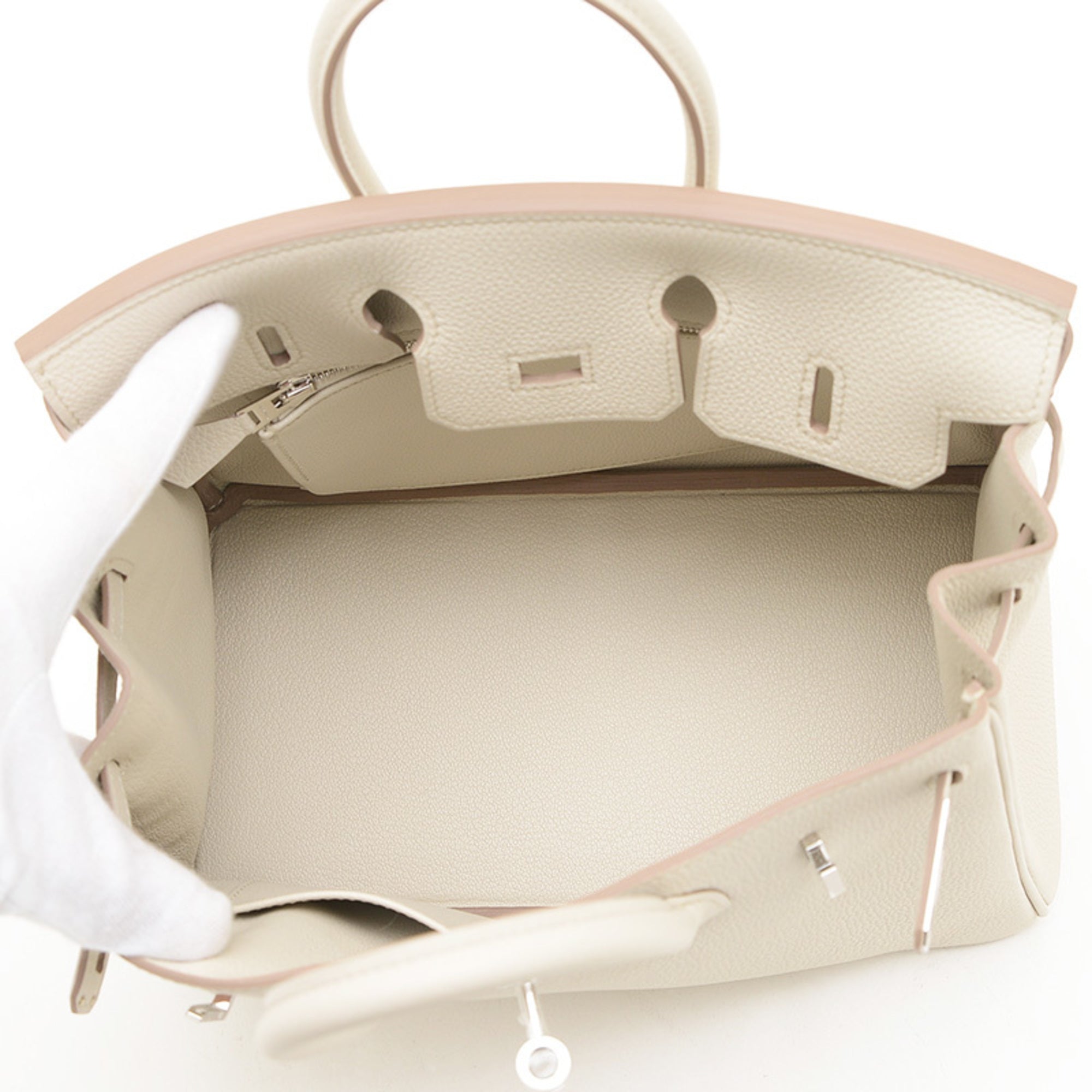 Hermes Togo Leather Handbag (Pre-Owned)
