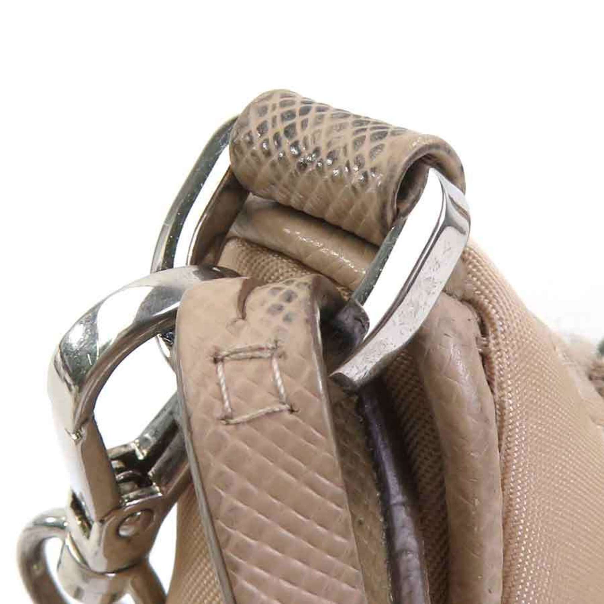 Prada Beige Nylon Shoulder Bag (Pre-Owned)